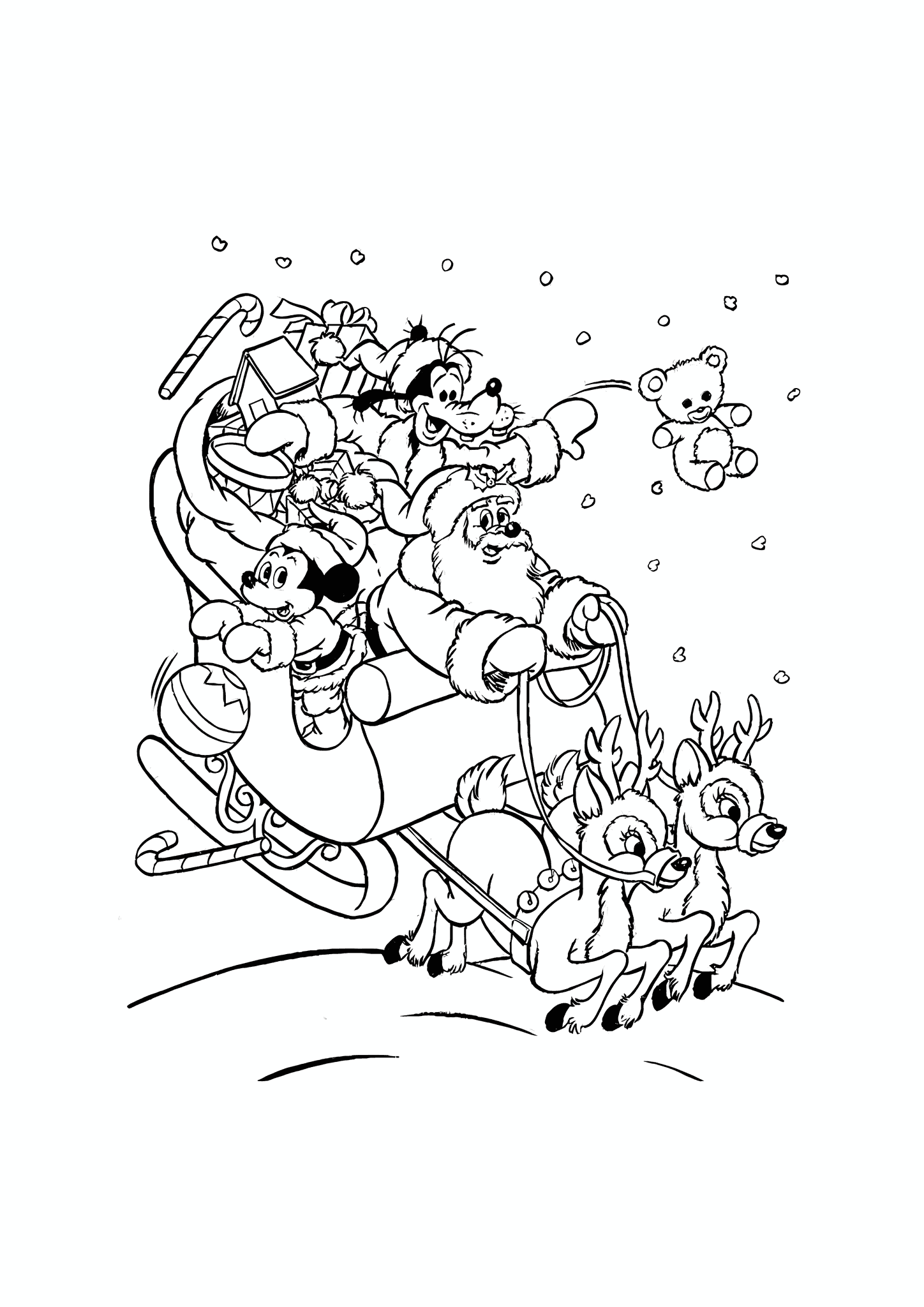 Mickey As Santa Claus