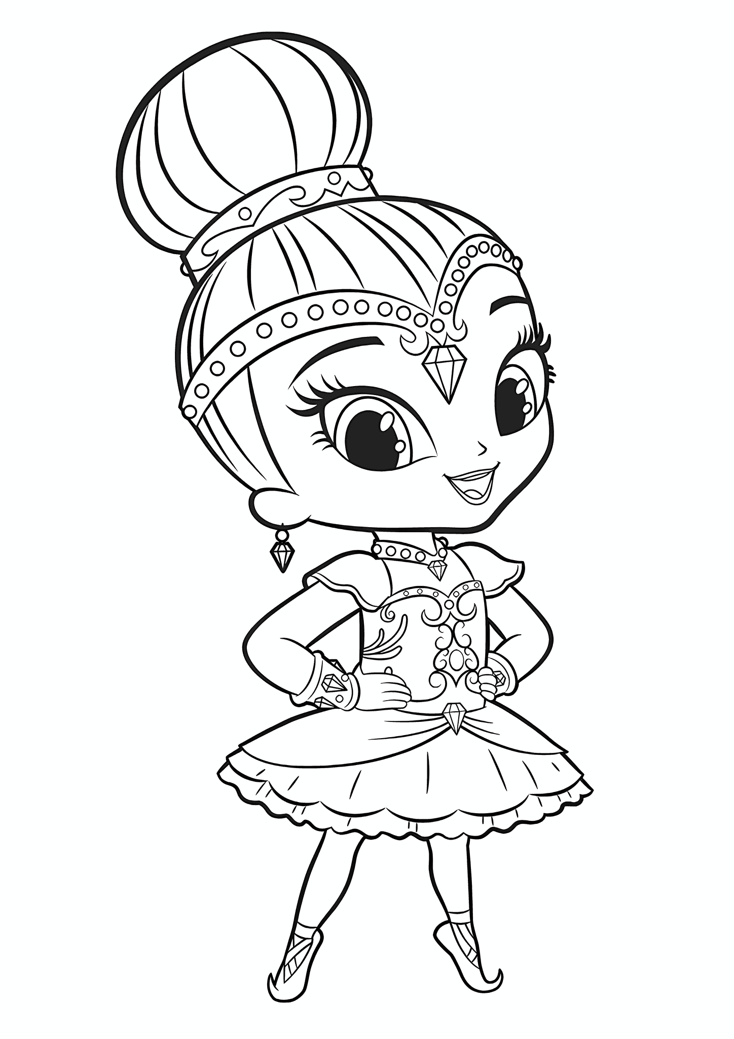 Shimmer From Cartoon Shimmer and Shine