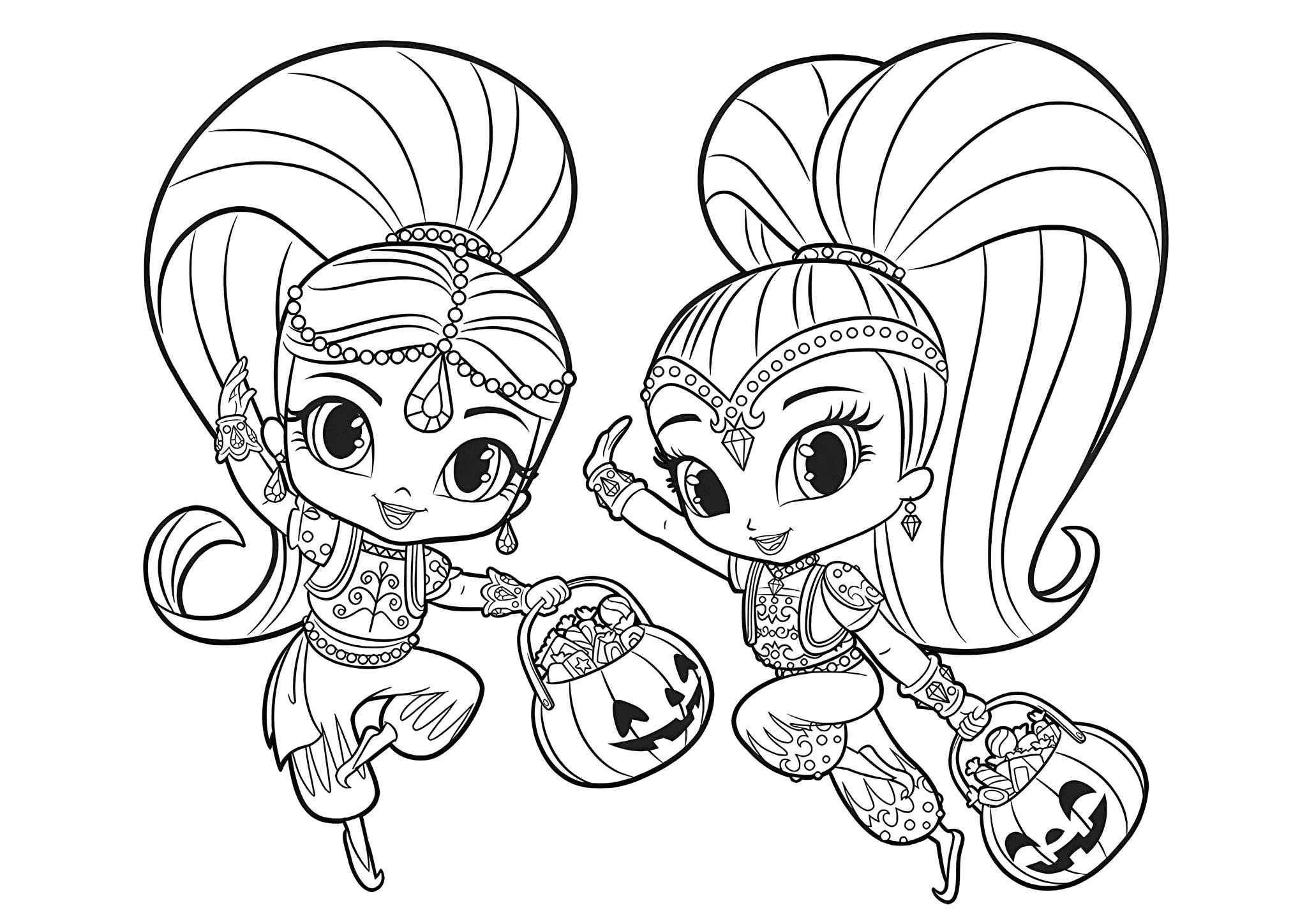Shimmer and Shine Halloween Celebration
