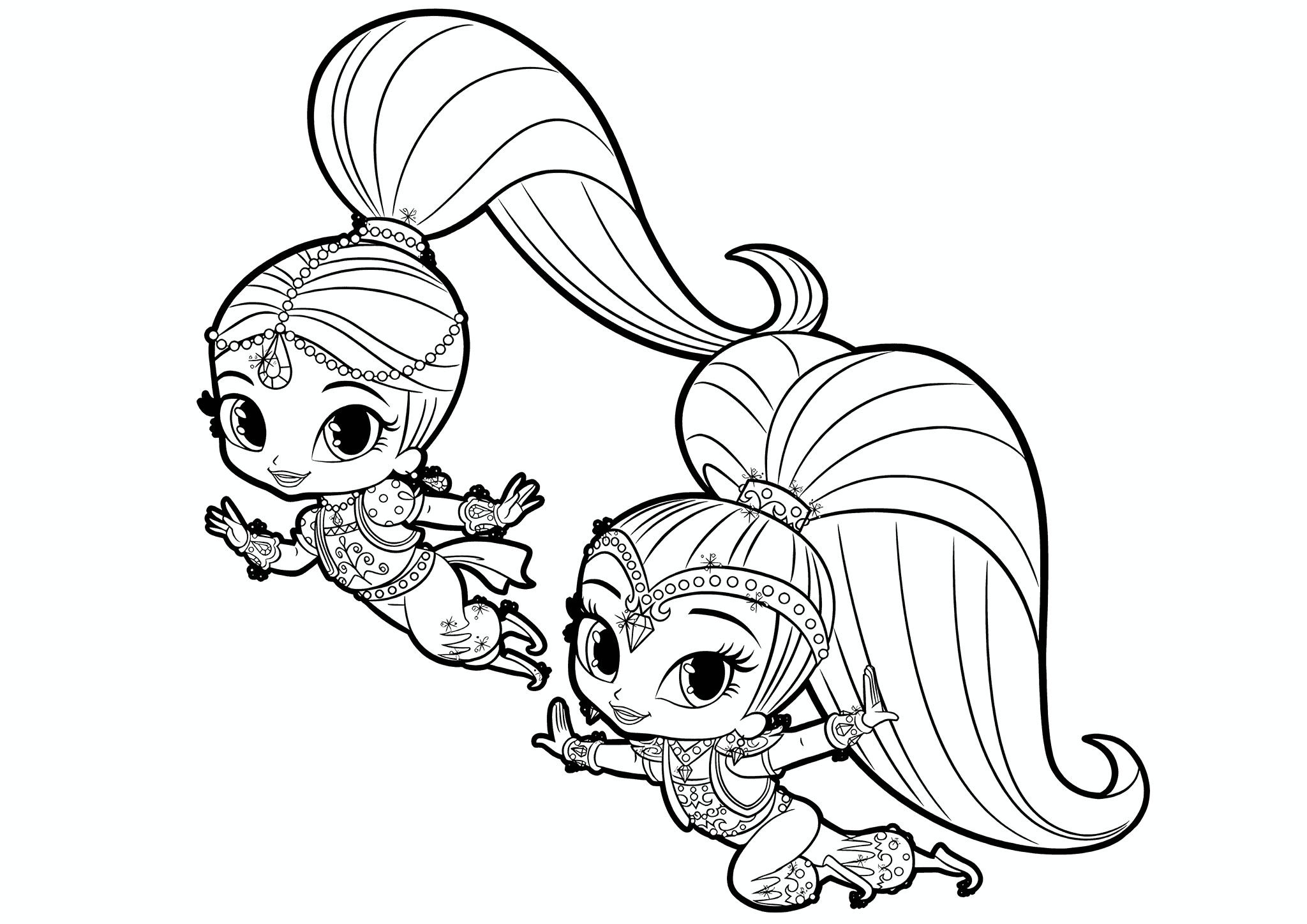 Shimmer and Shine: Flying Genies