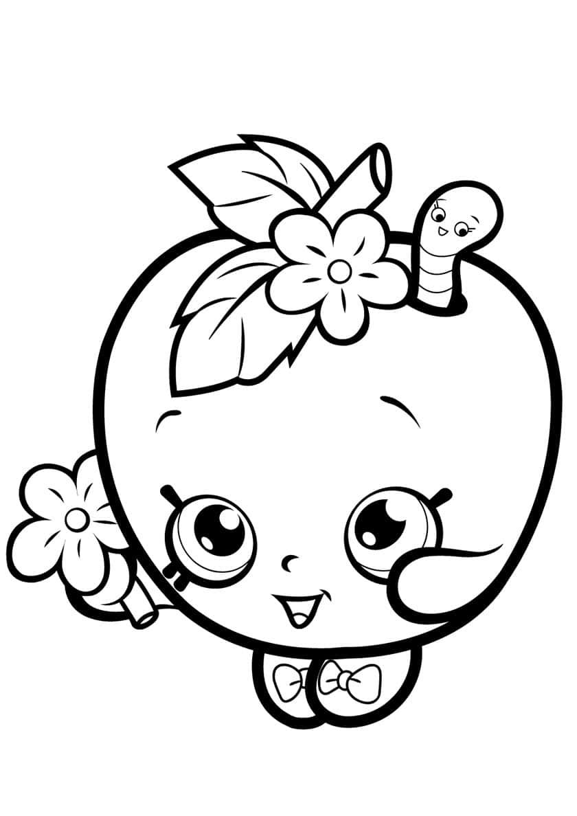 Shopkins: Jolly Apple with a Flower
