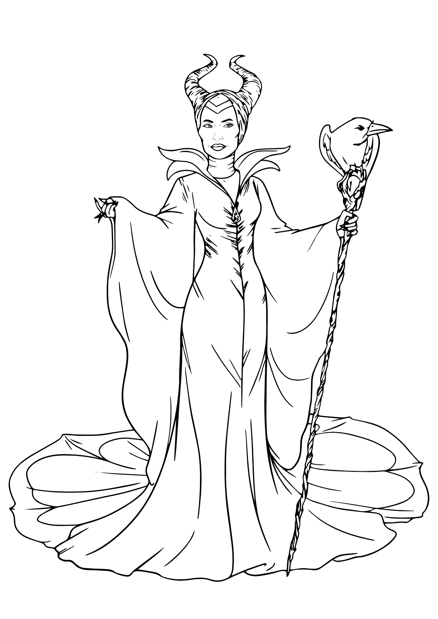 Sleeping Beauty: Maleficent with a Raven