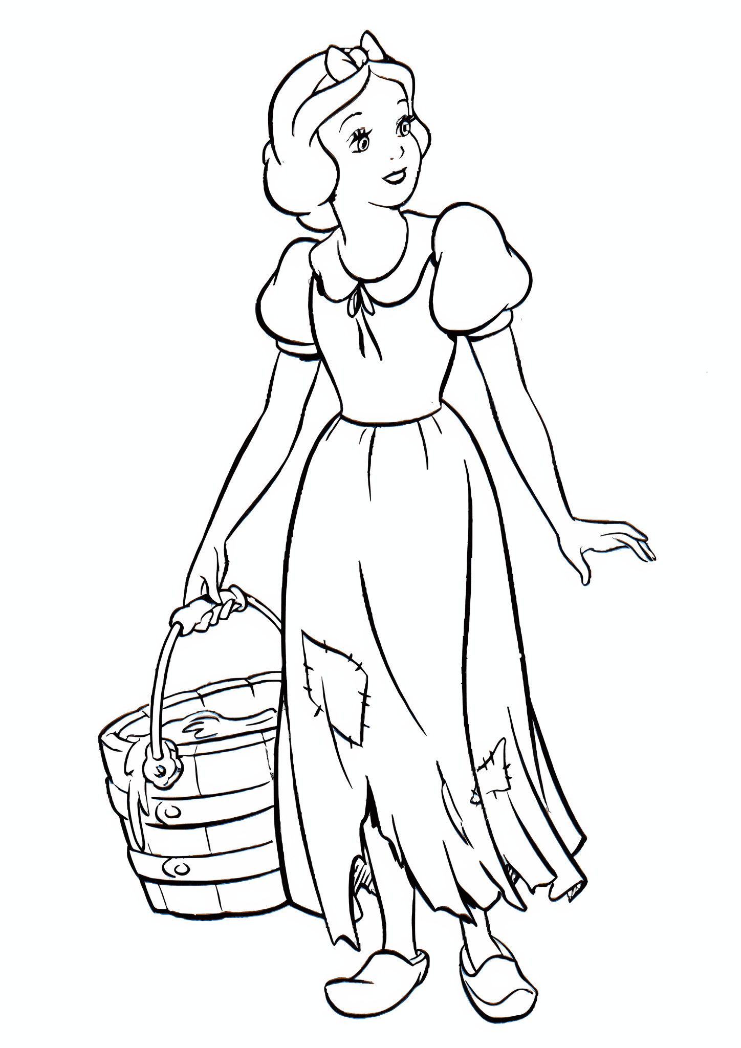 Snow White Princess Went to Get Water