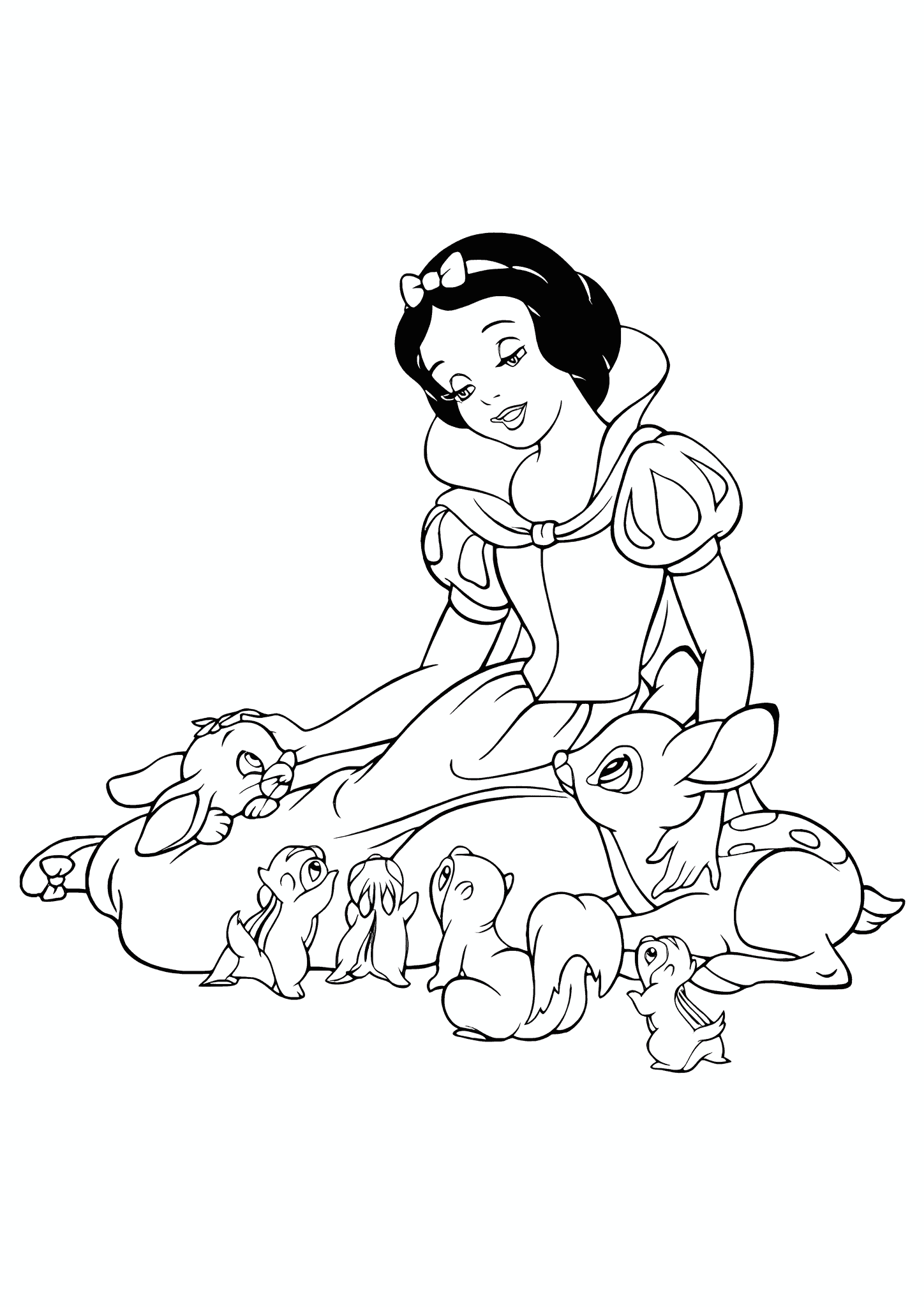 Snow White: Princess with Animals