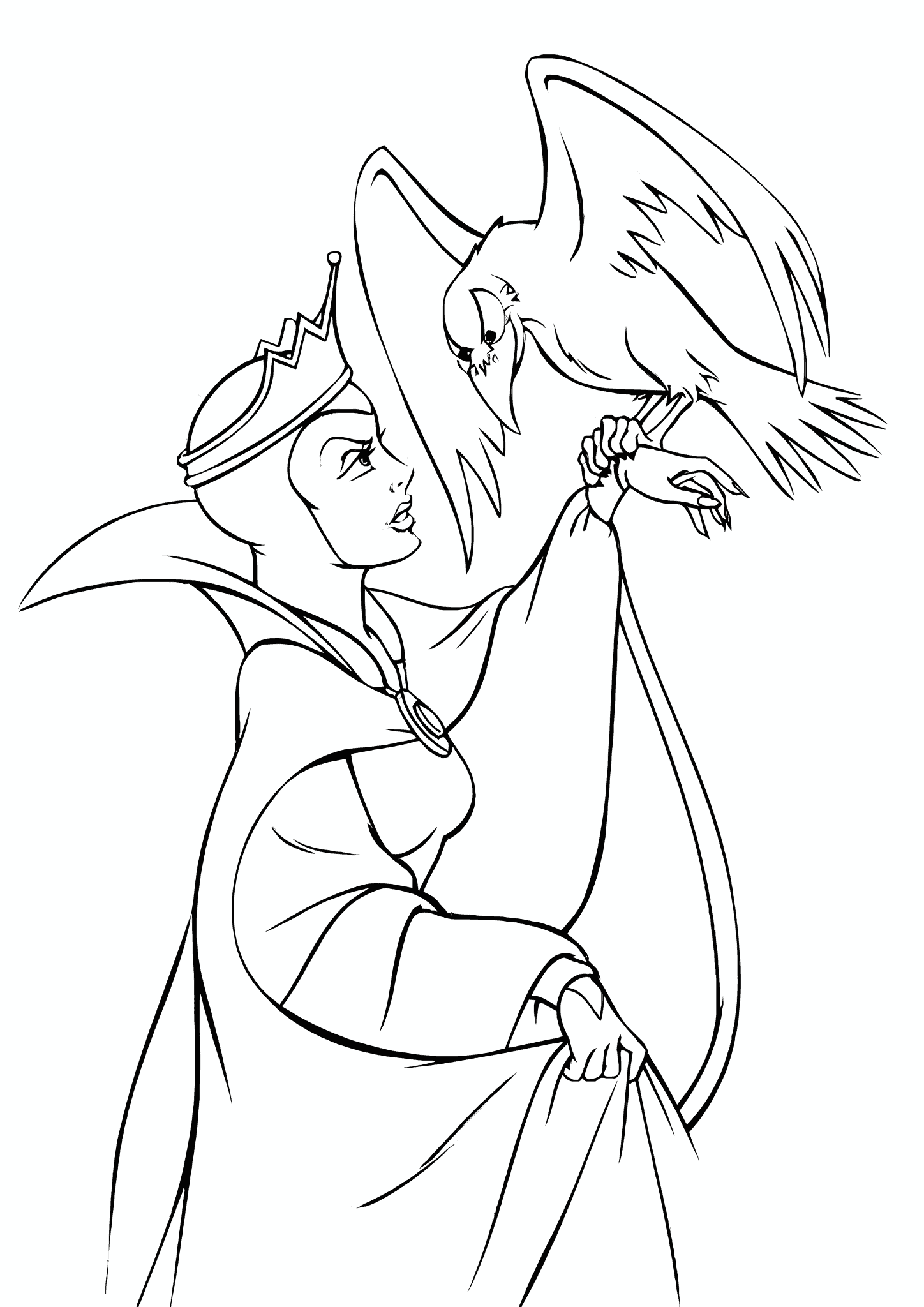 Snow White: Wicked Stepmother and the Raven