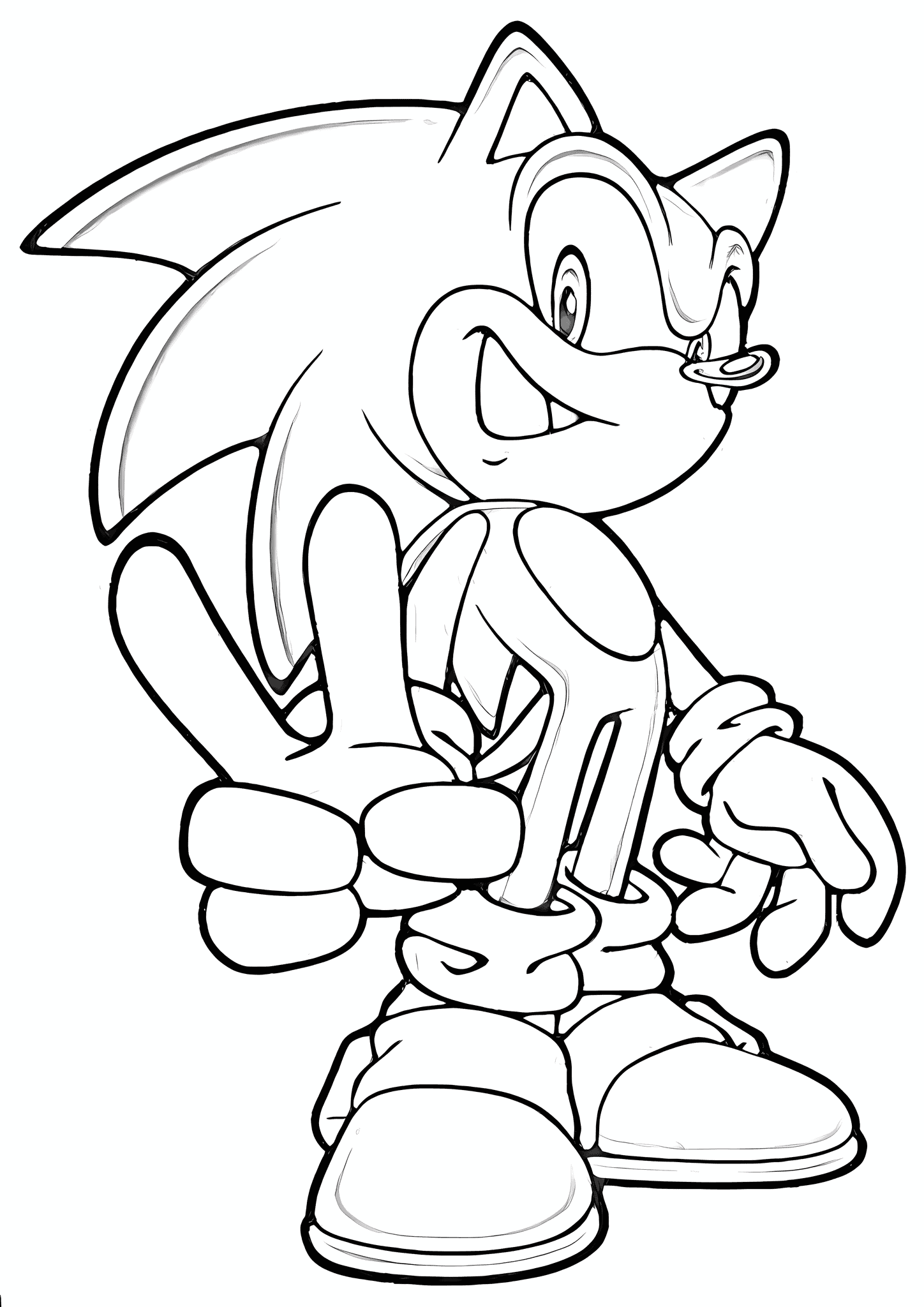Sonic the Hedgehog After a Mission
