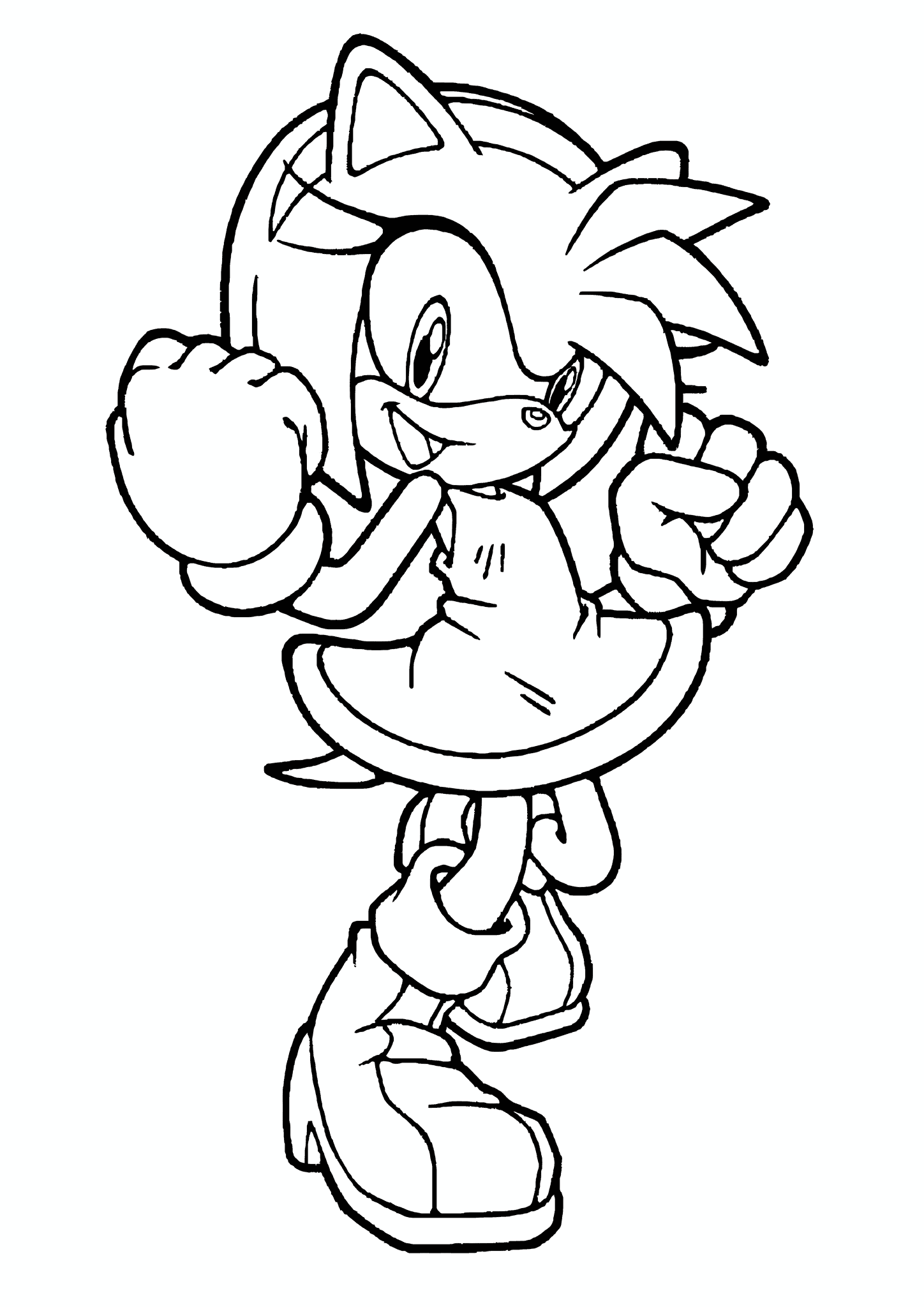 Sonic the Hedgehog: Satisfied Amy Rose