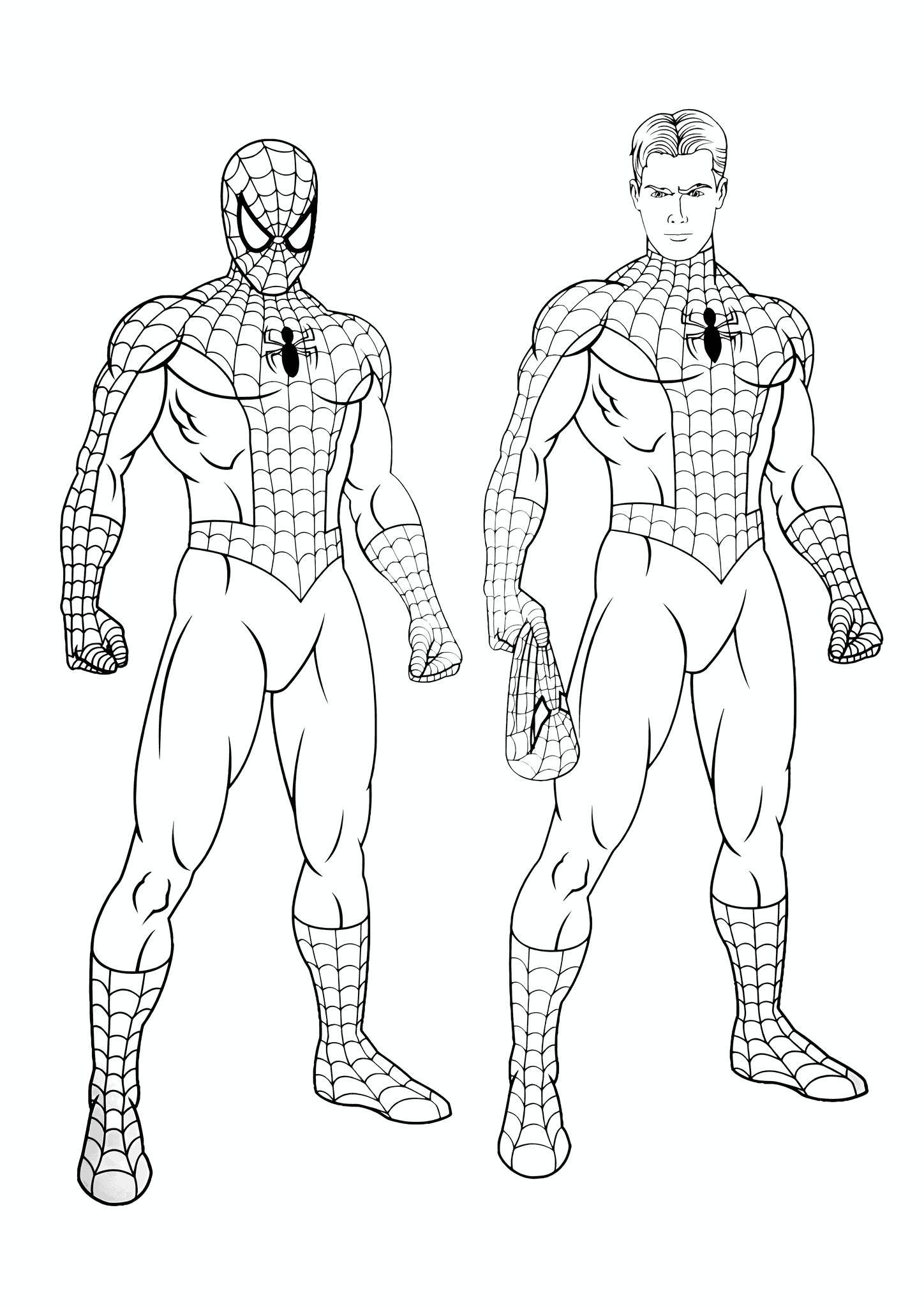 Spiderman and His Costume