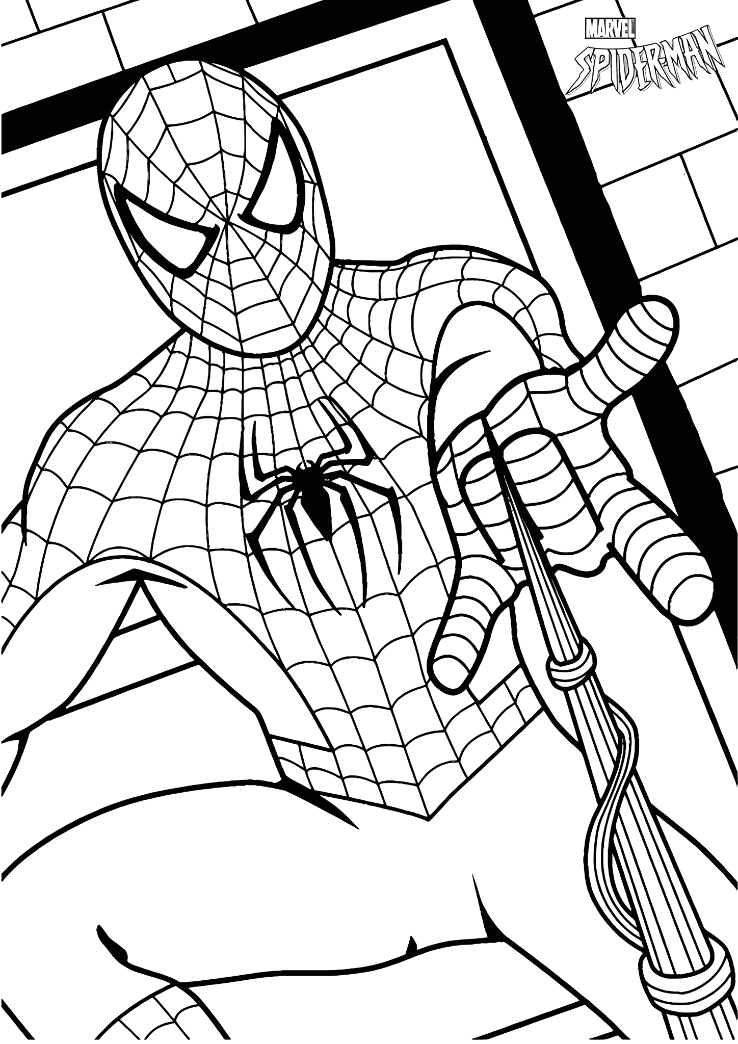 Photo of Spiderman in Marvel Magazine