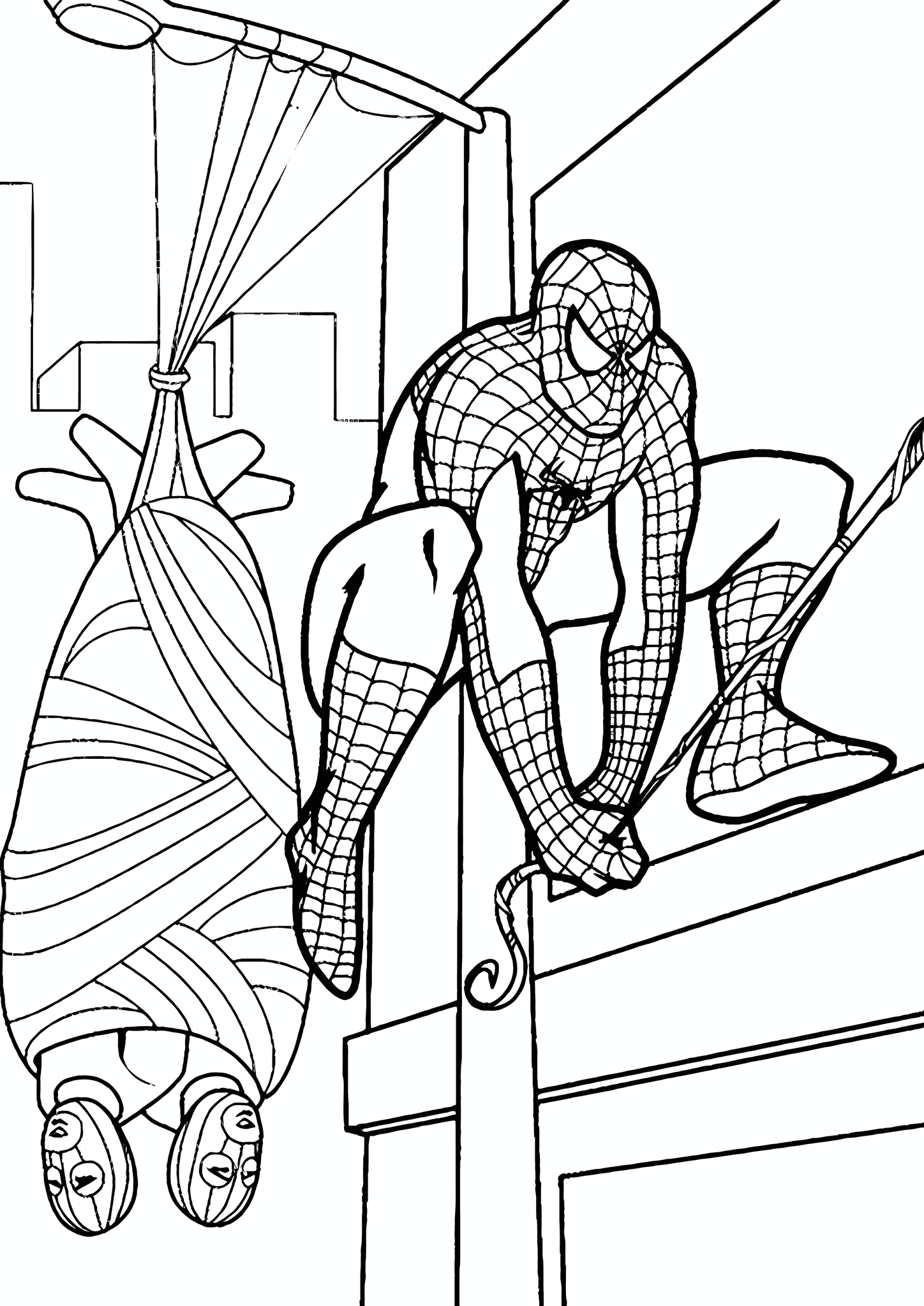 Spiderman: Criminals in a Cocoon
