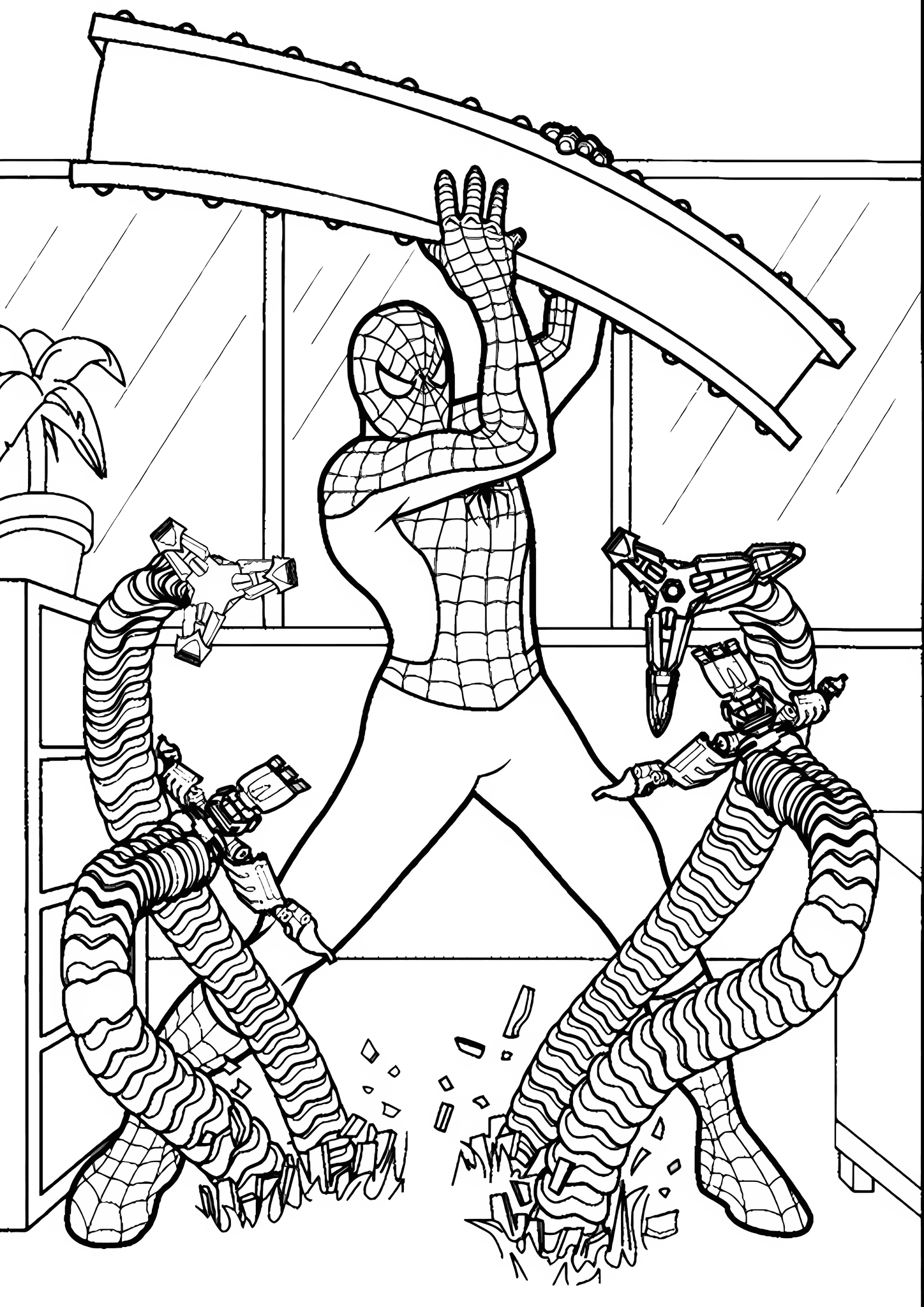 Spiderman and Doctor Octopus