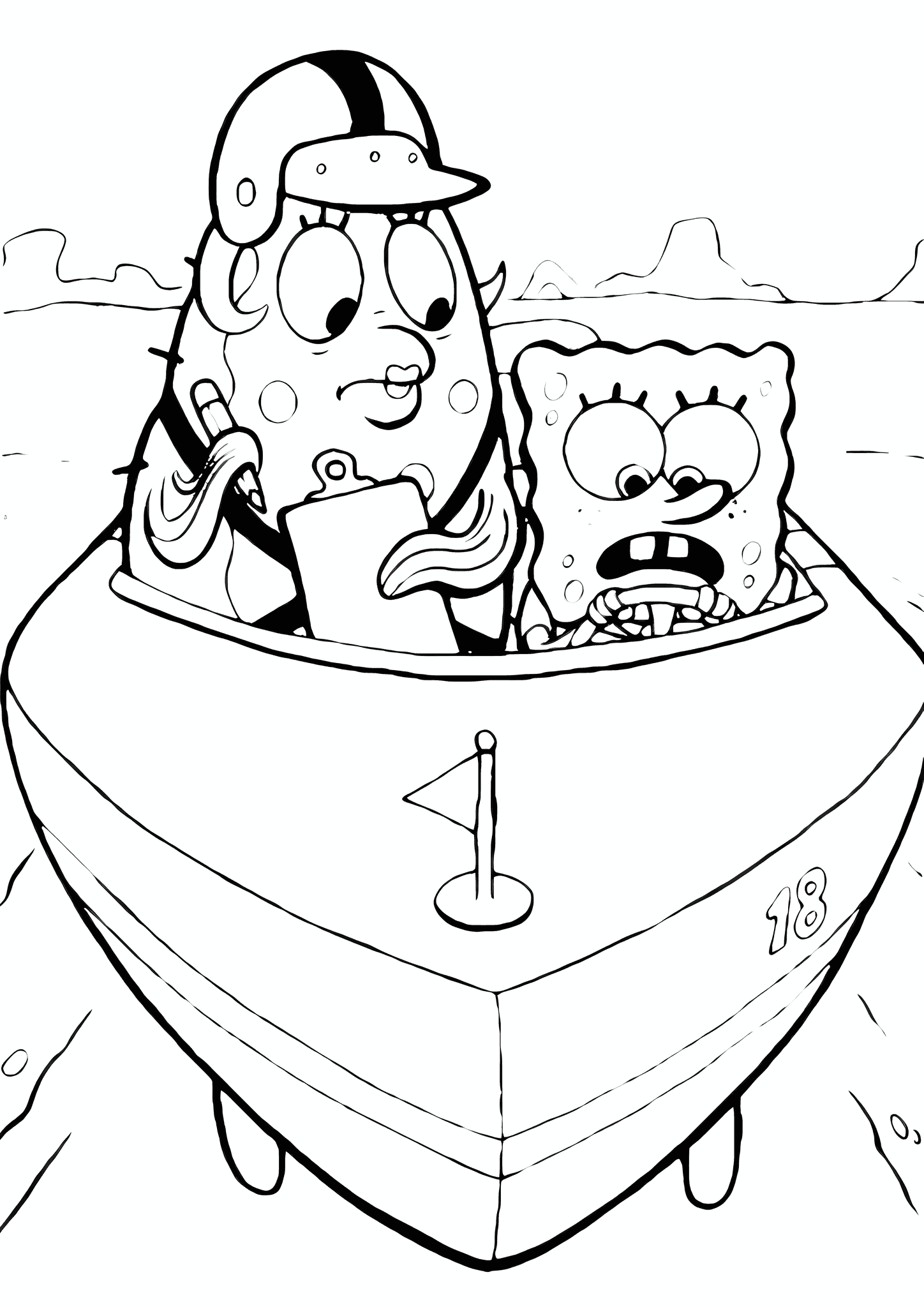 Spongebob: Exam in a Driving School