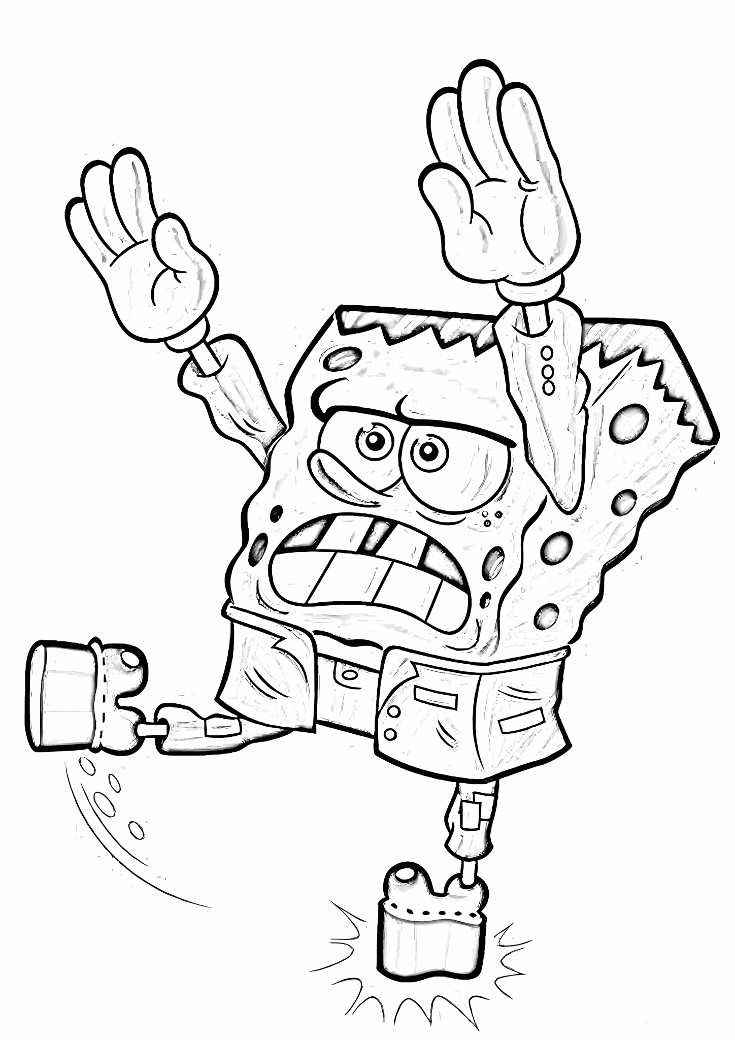 Spongebob Squarepants Zombie