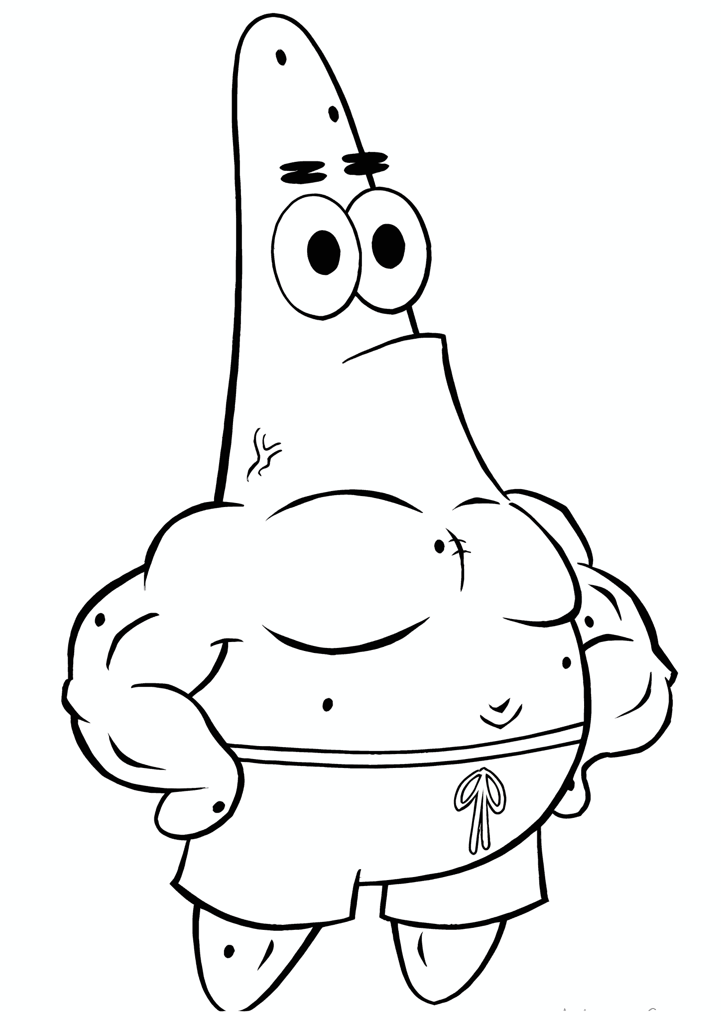 Spongebob Squarepants: Muscular Patrick