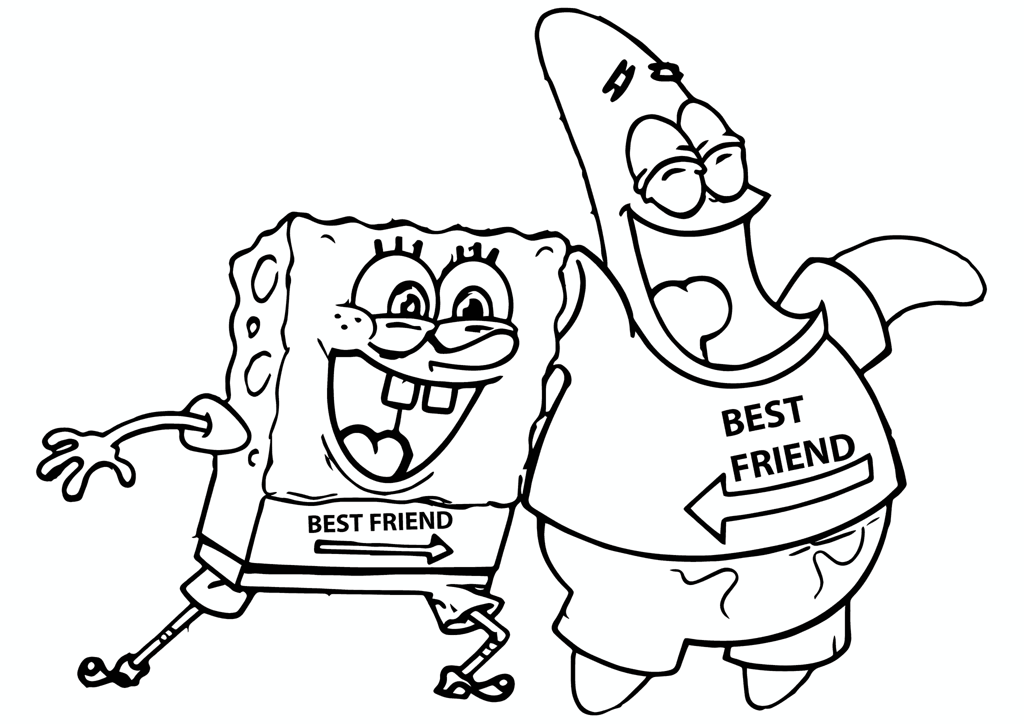 Patrick Star and Spunch