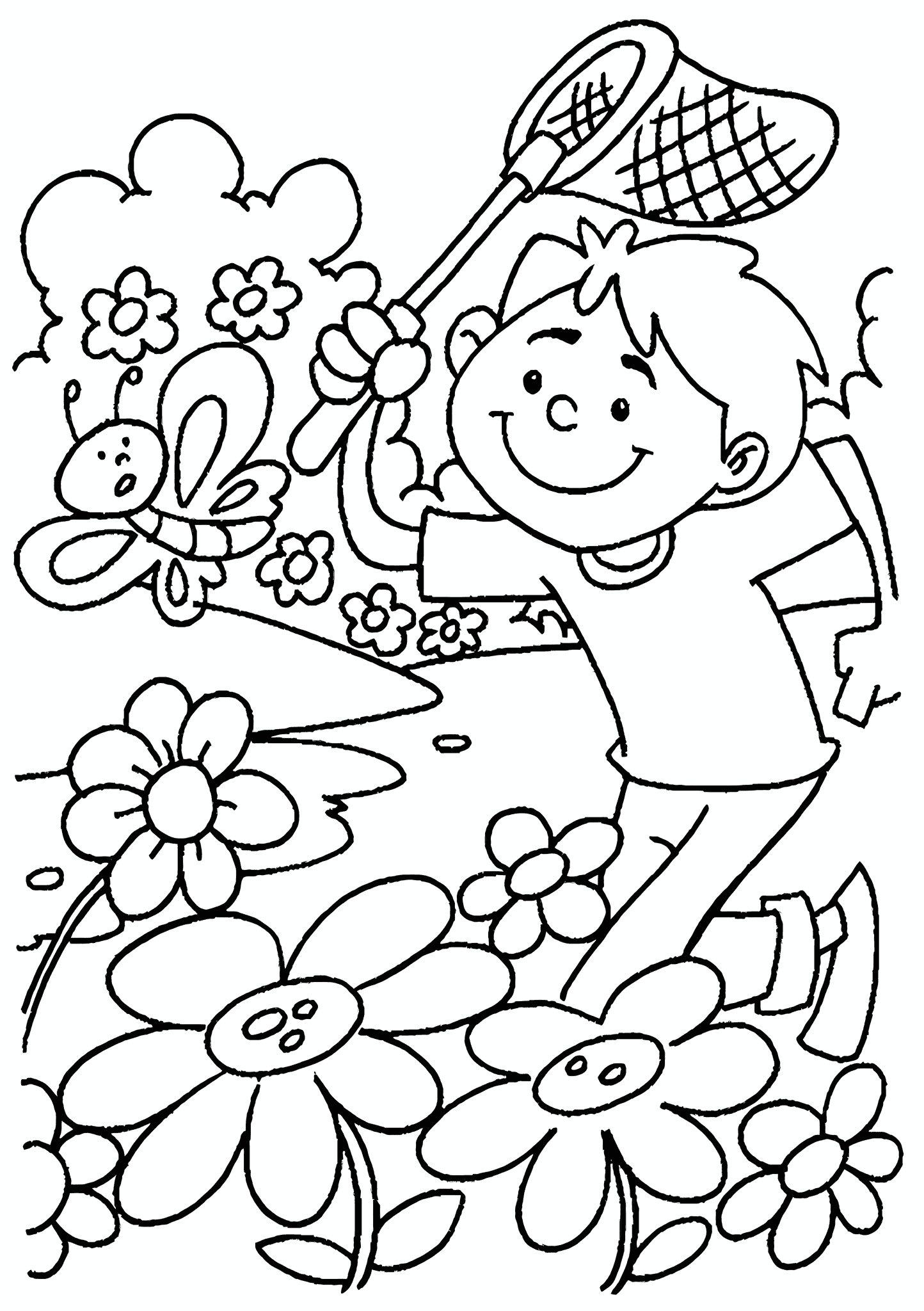 Spring: the Boy with the Net