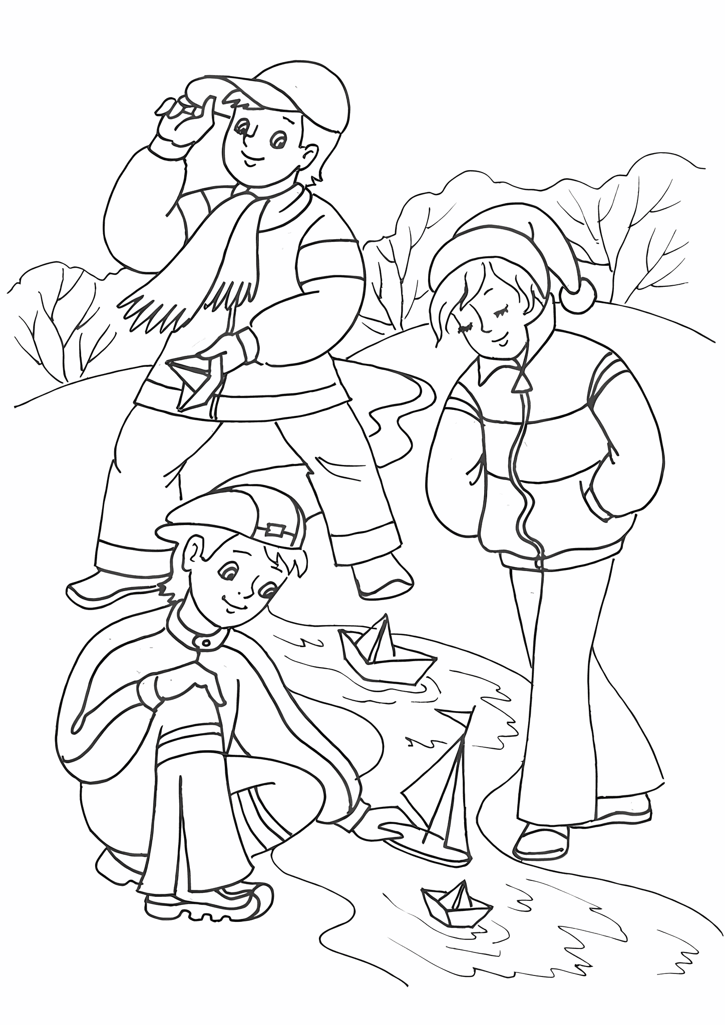 Spring: Launching Ships