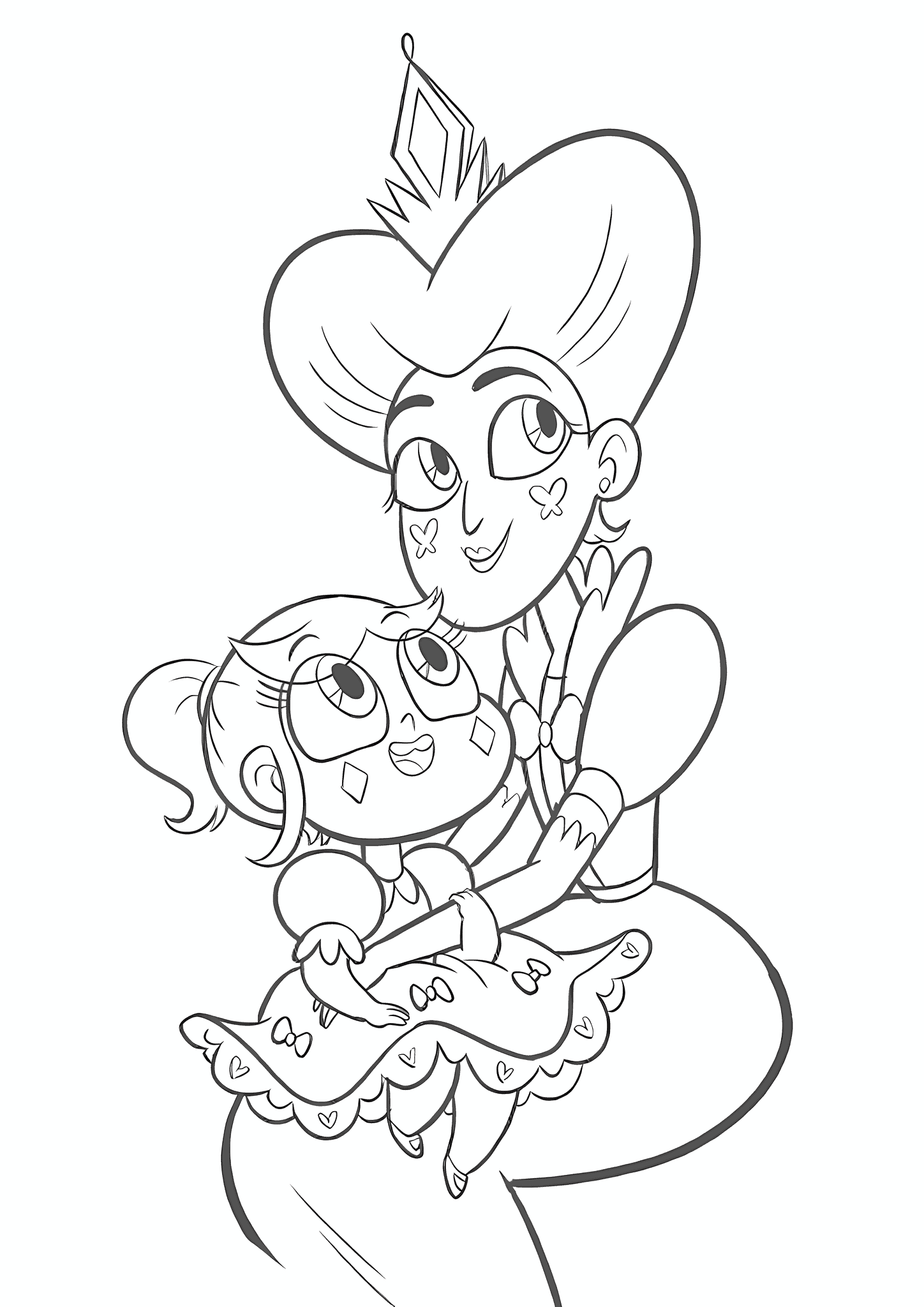 Star Vs the Forces of Evil: Queen Moon and Baby