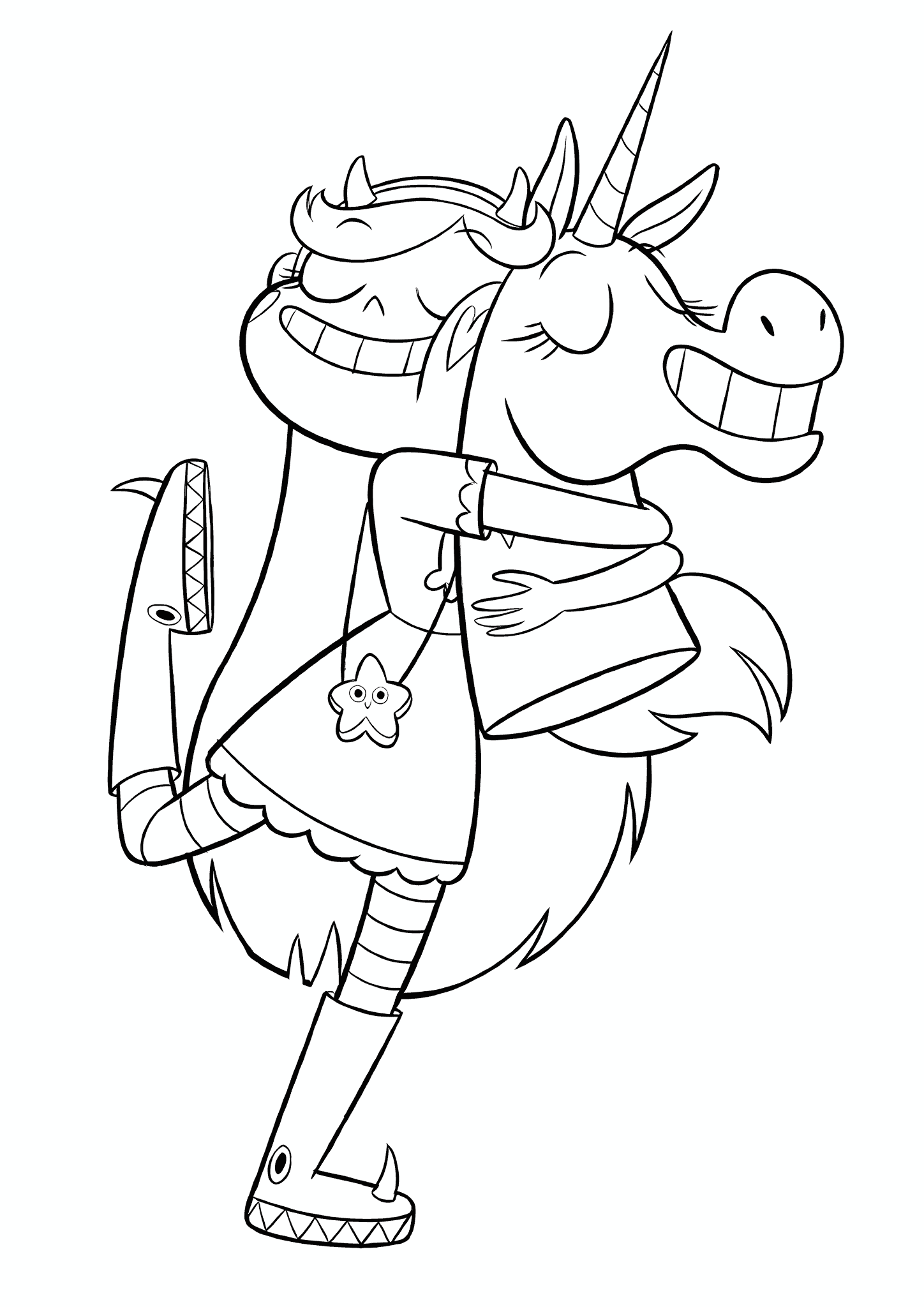 Star Vs the Forces of Evil: Butterfly Hugs Pony