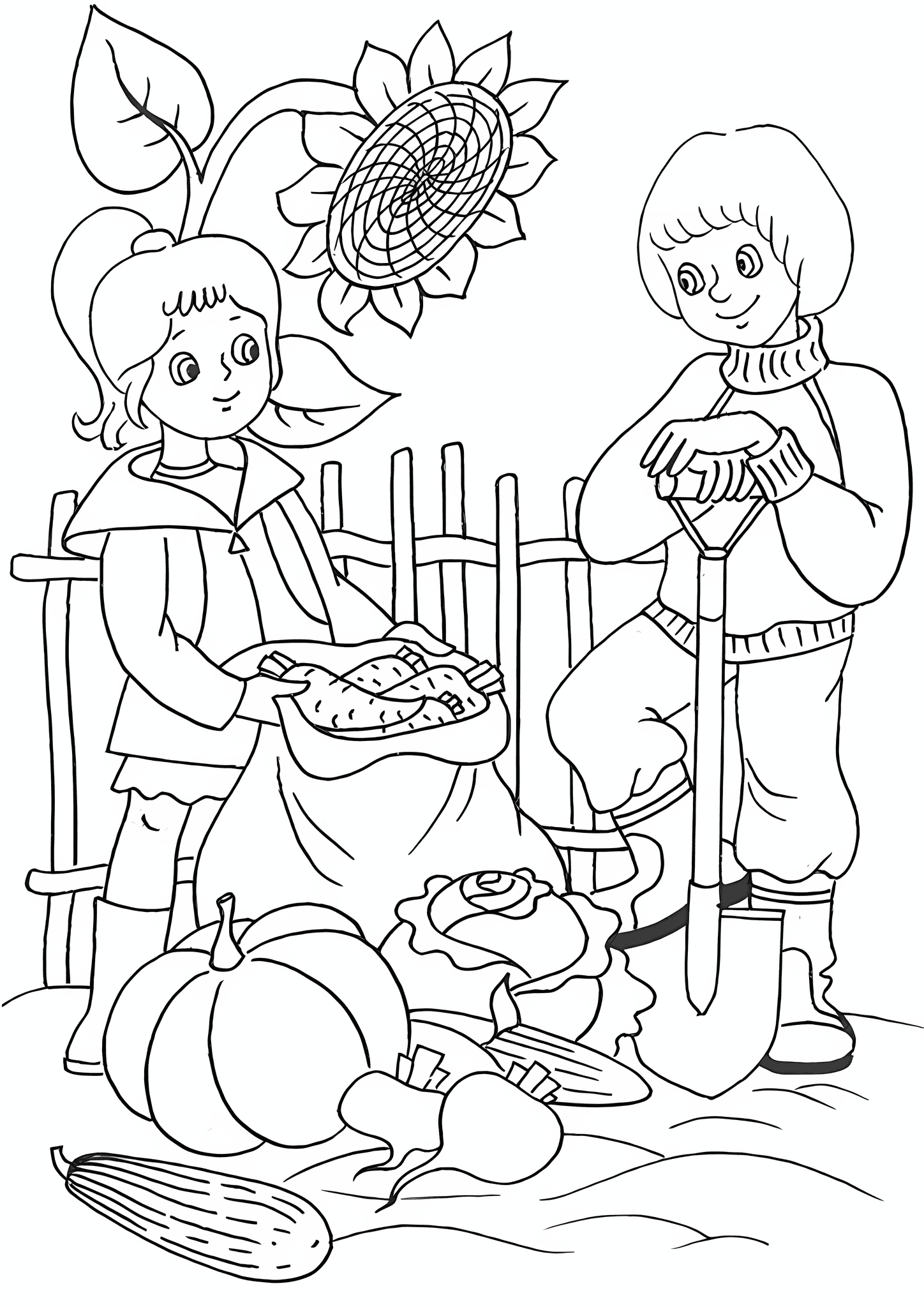 Summer: Kids Are Harvesting