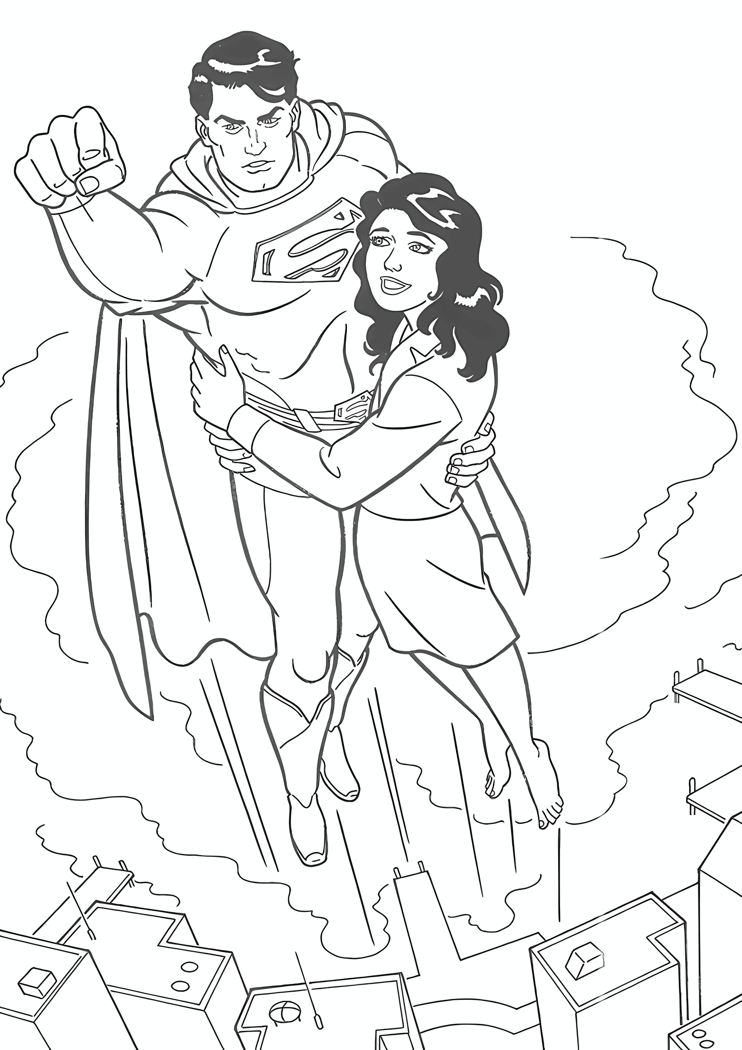 Superman Saves Lois Lane