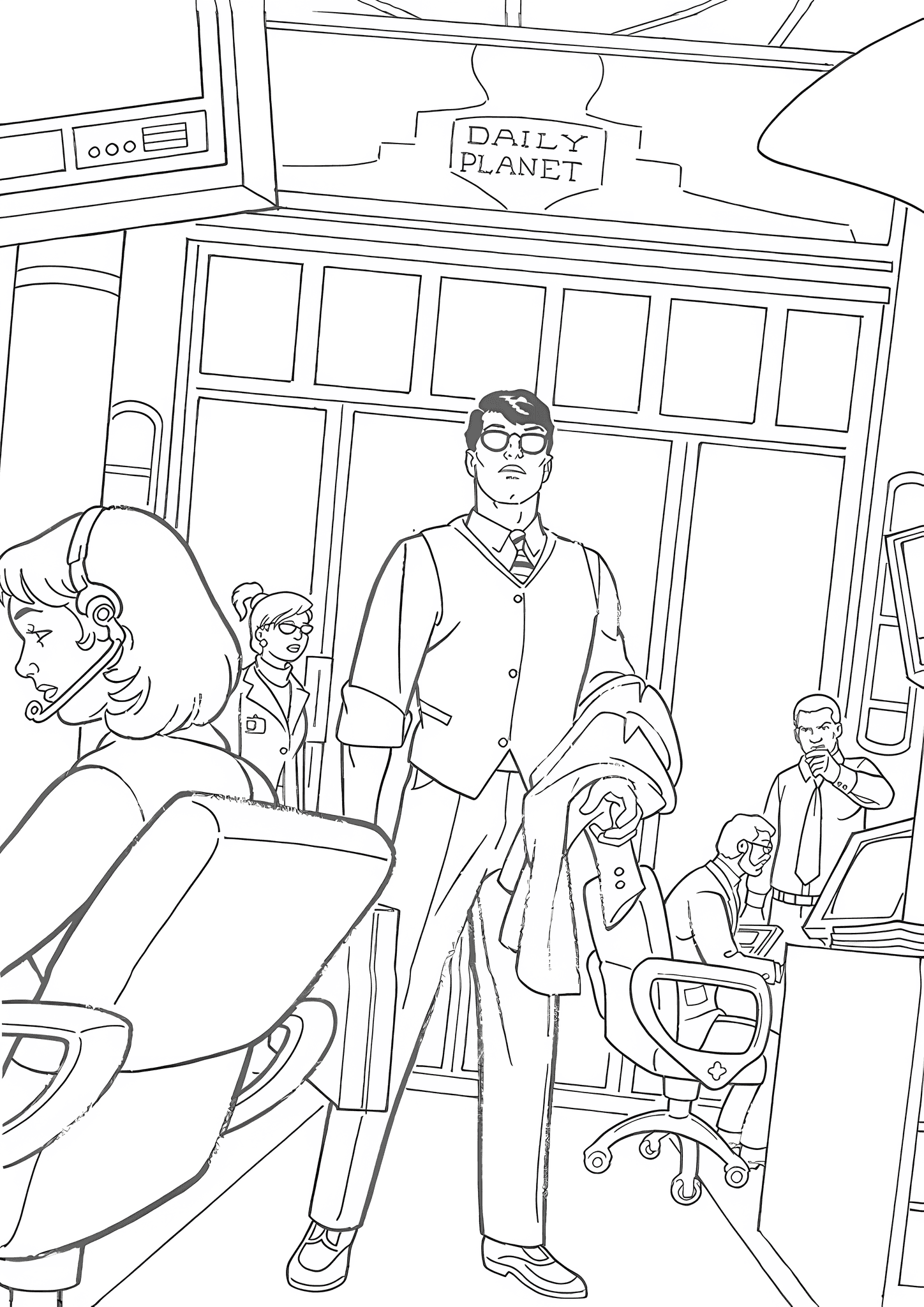 Superman: Clark Kent in the Office