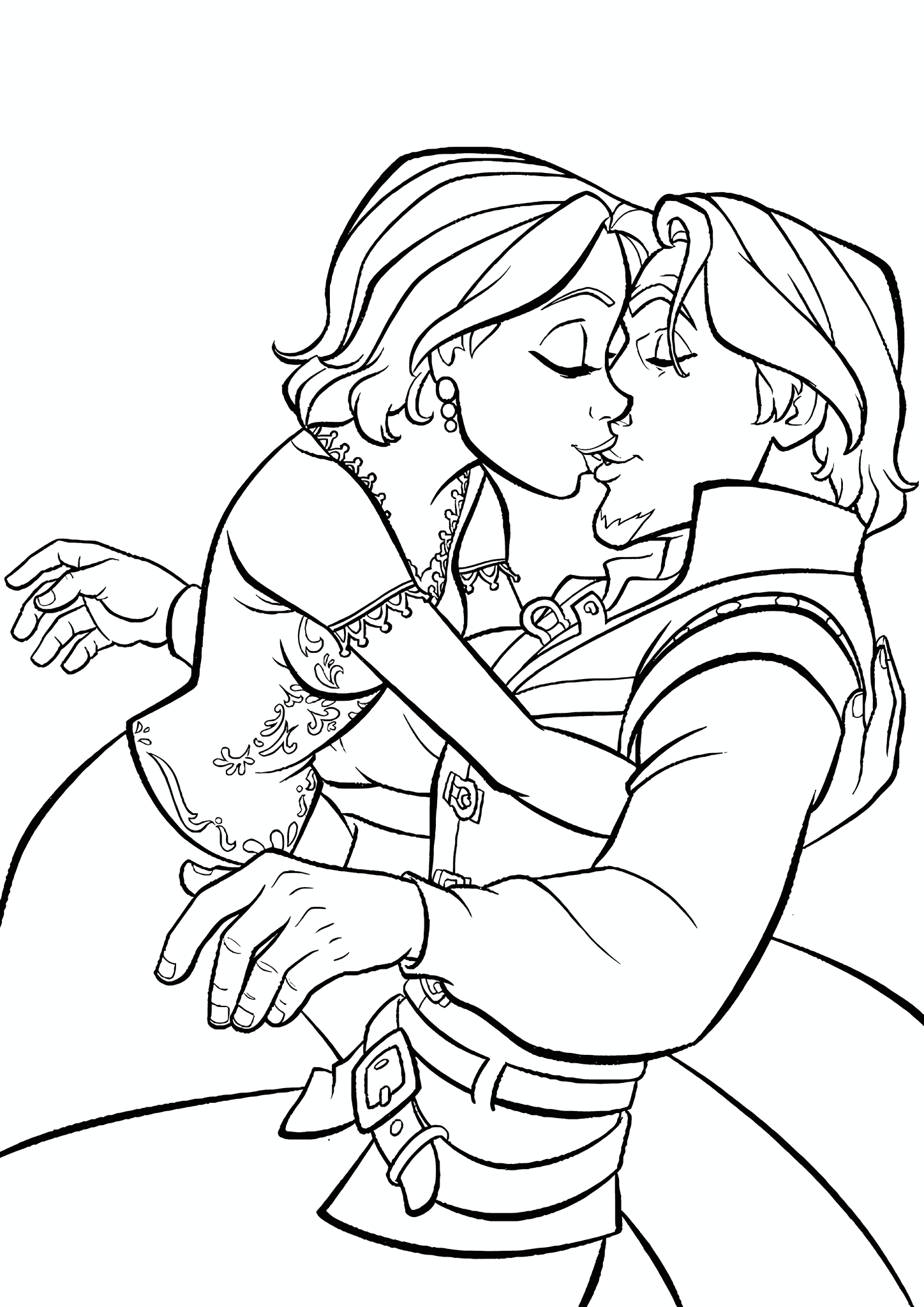 Tangled: Rapunzel Kisses Flynn