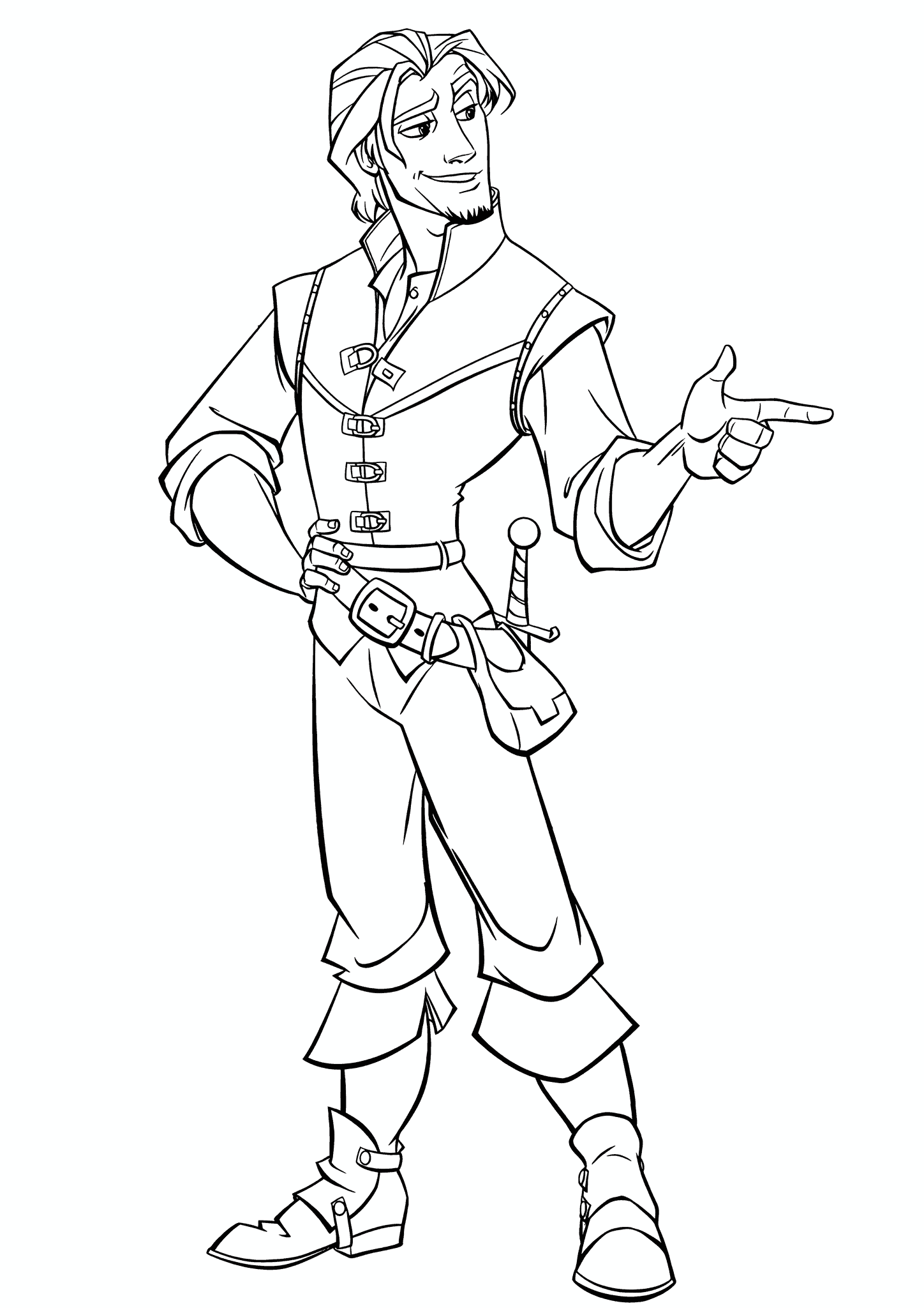 Tangled: Self-confident Flynn