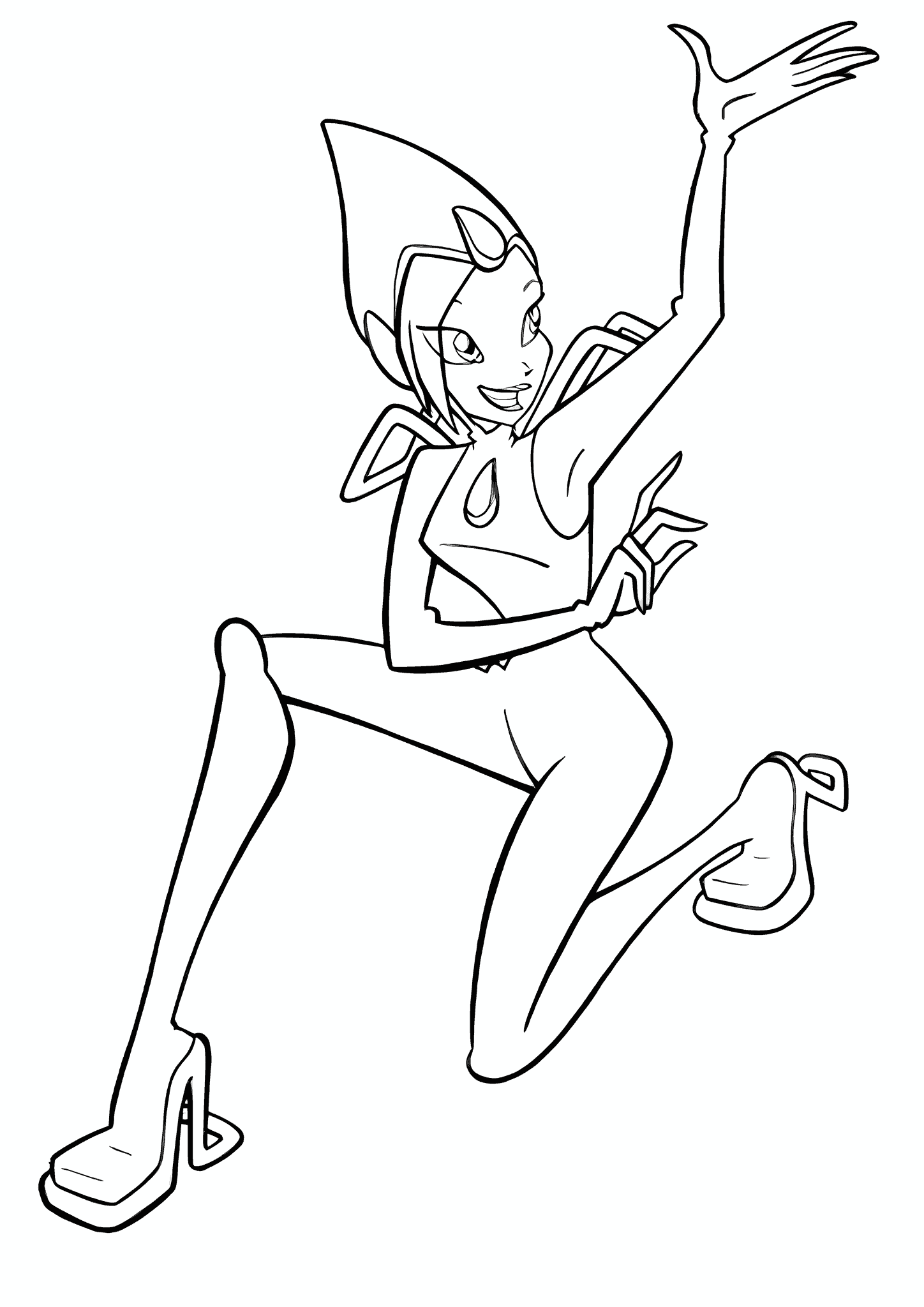 Tecna (Winx Club) Lunge