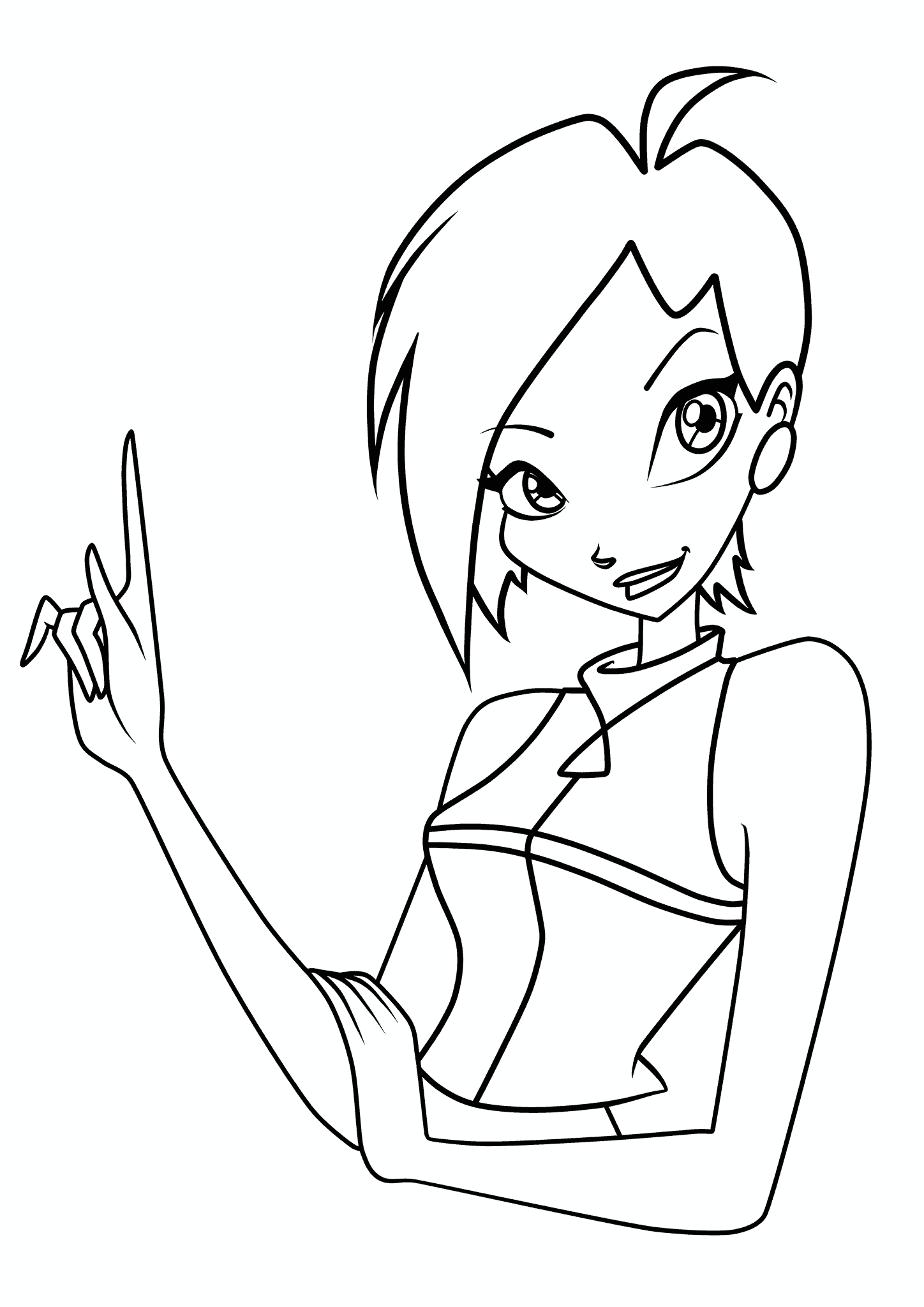 Tecna (Winx Club) Made a Comment.