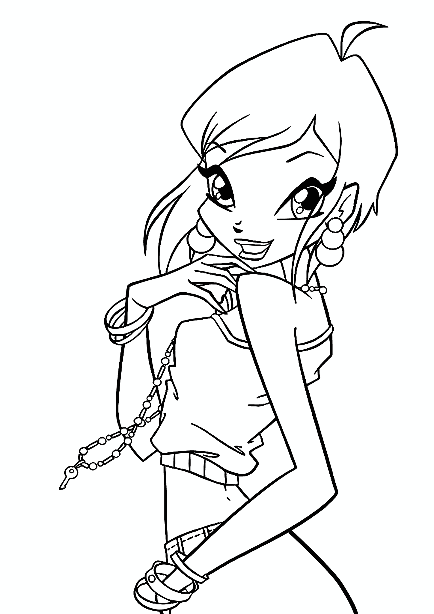 Tecna (Winx Club) is Happy