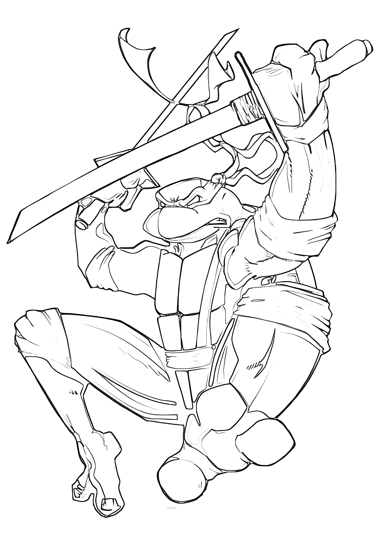 Ninja Turtles: Leonardo in the Heat of Battle