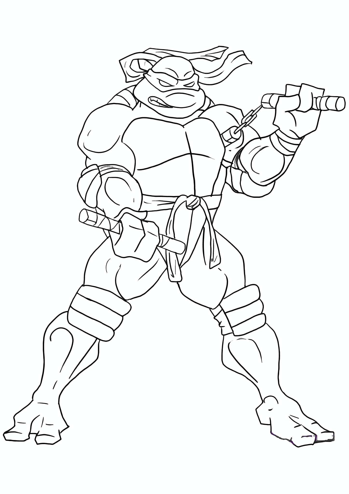 Ninja Turtles: a Serious-minded Michelangelo