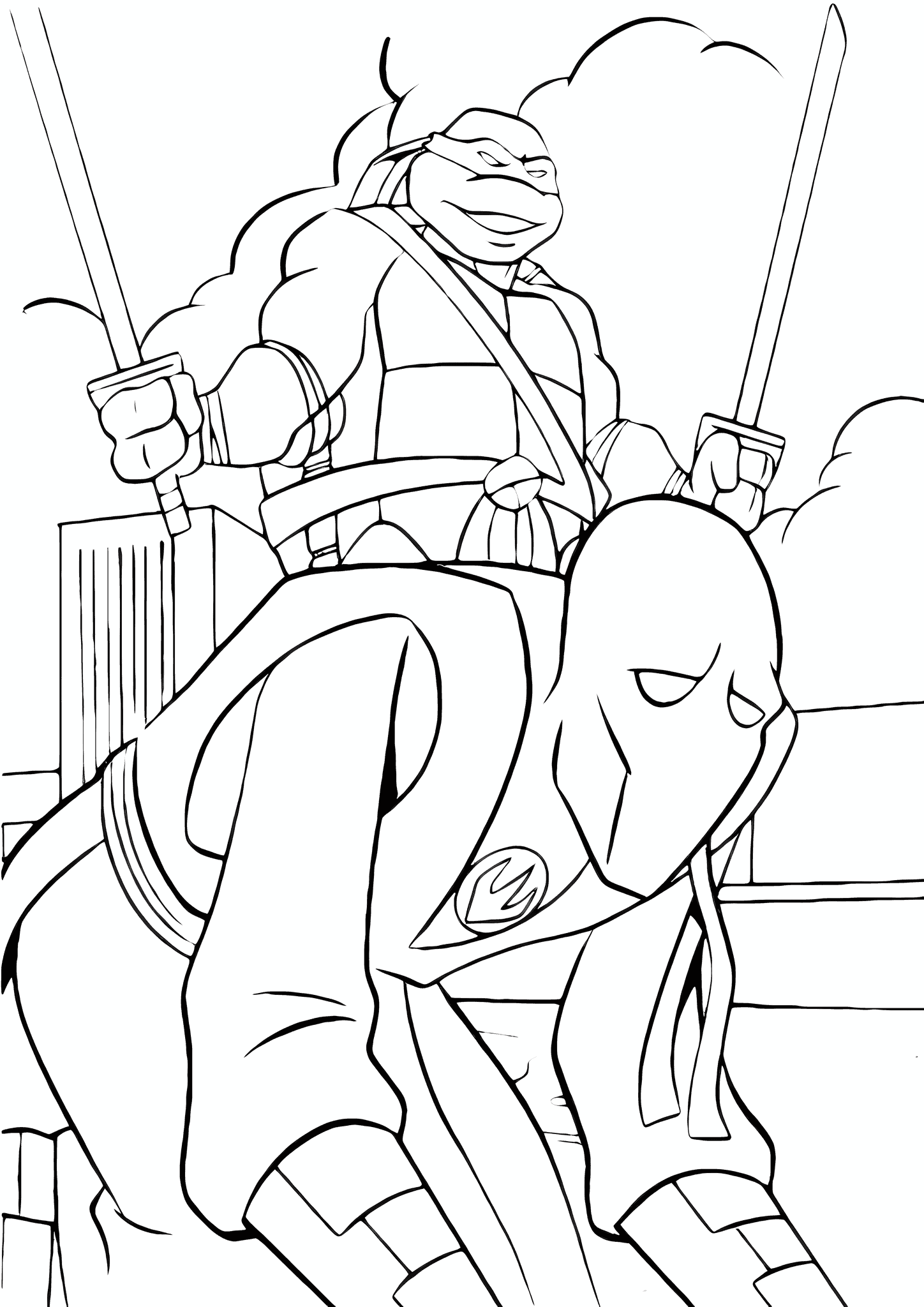 Ninja Turtles: Leonardo Rejoices at His Victory