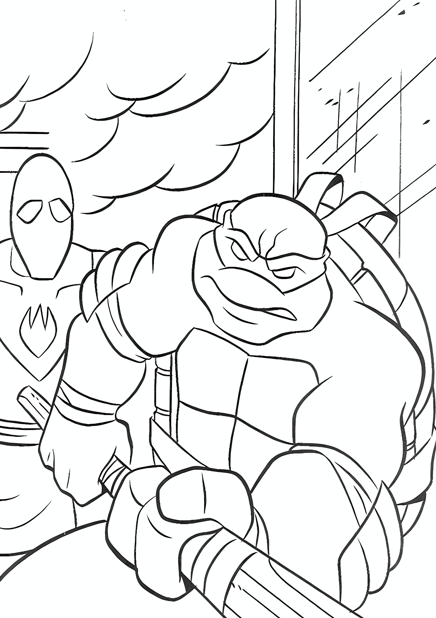 Ninja Turtles: Donatello is Attacked From Behind