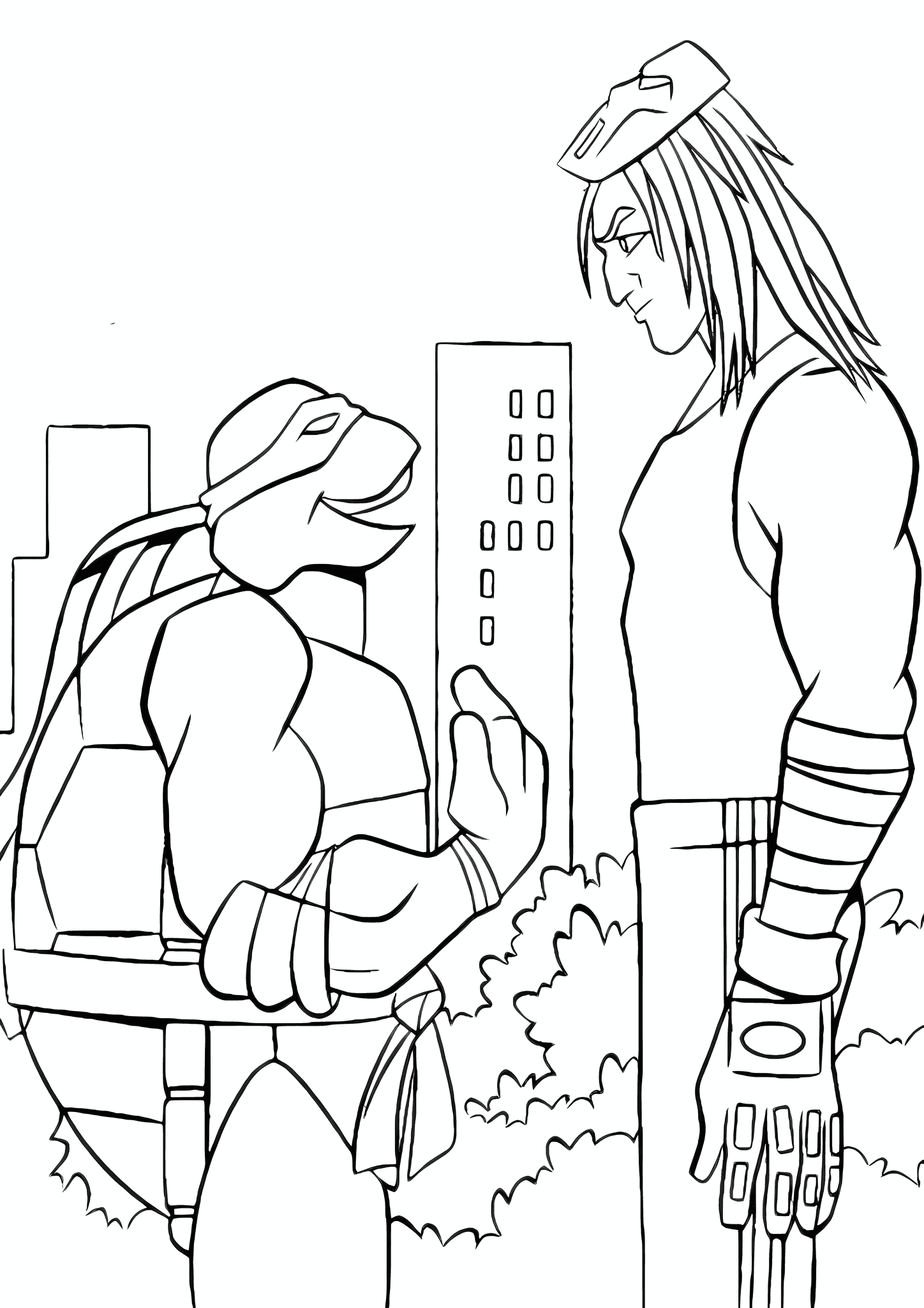 Ninja Turtles Taunts the Enemy