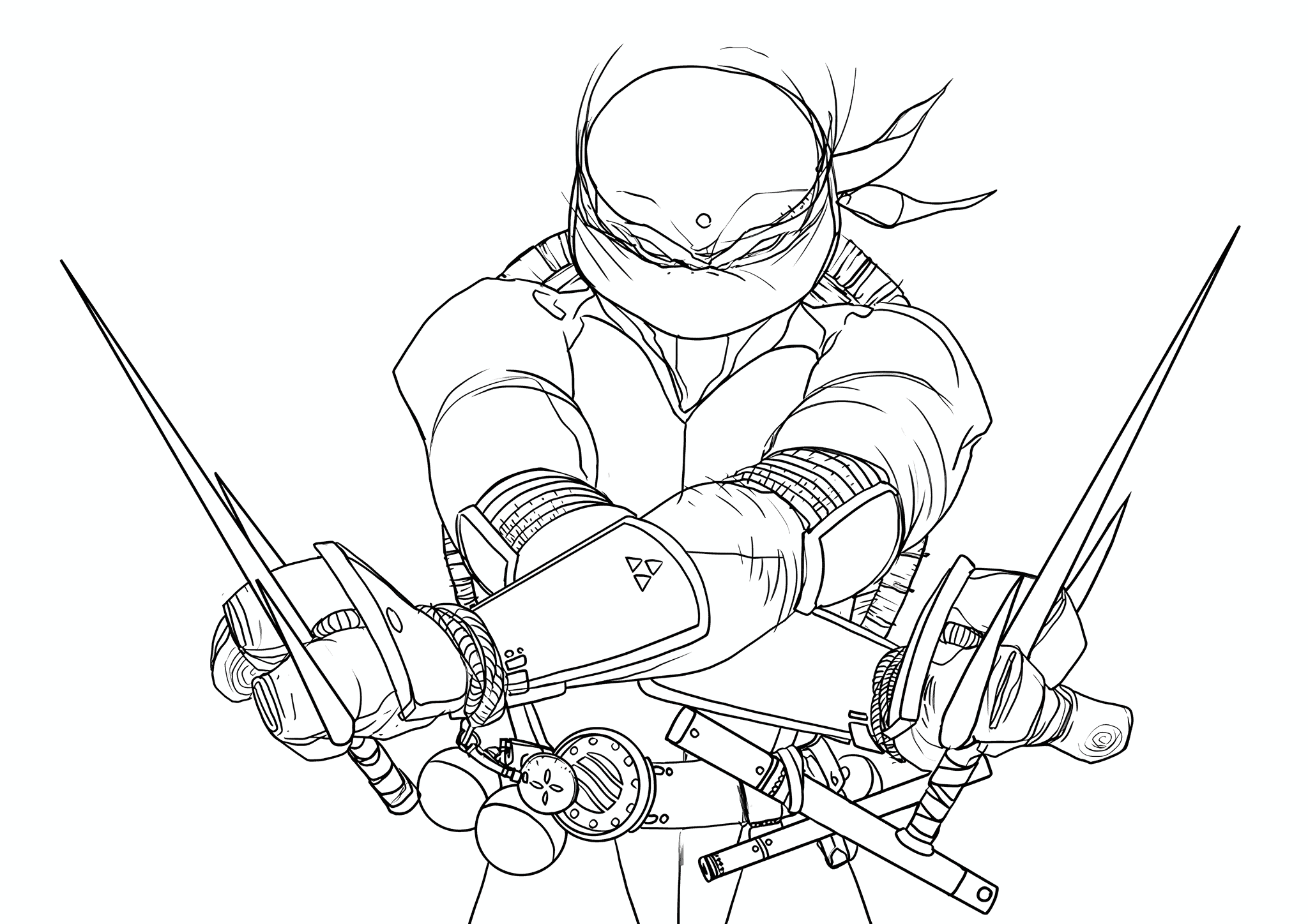 Ninja Turtles: Raphael’s Epic Pose