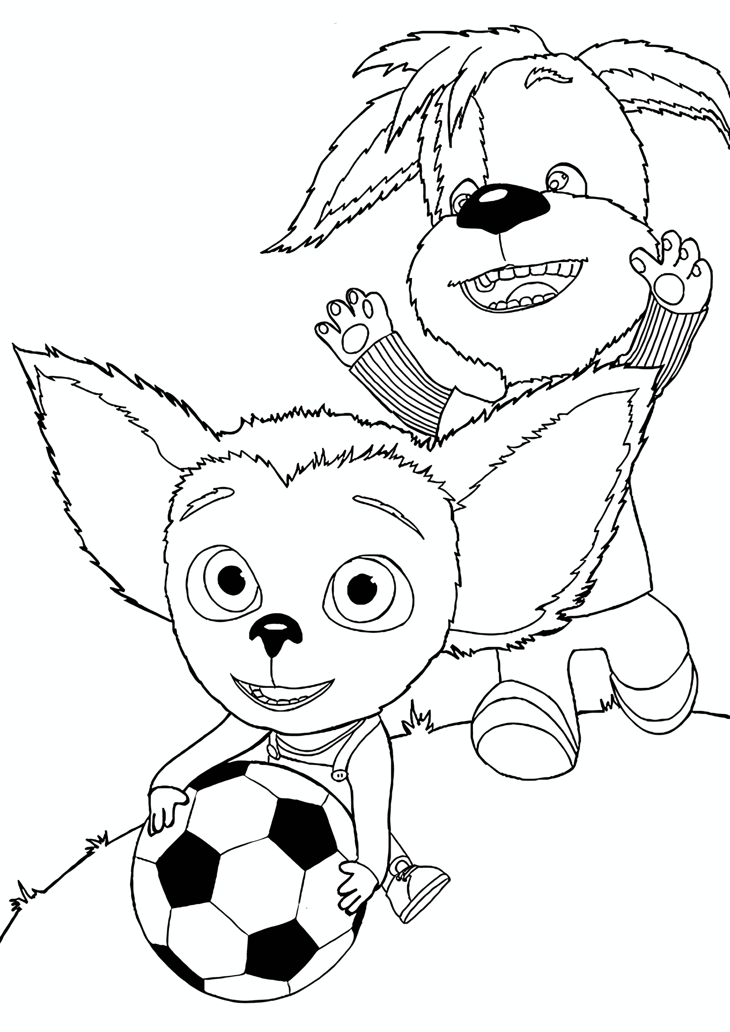 Barkers: Kid is Learning to Play Soccer