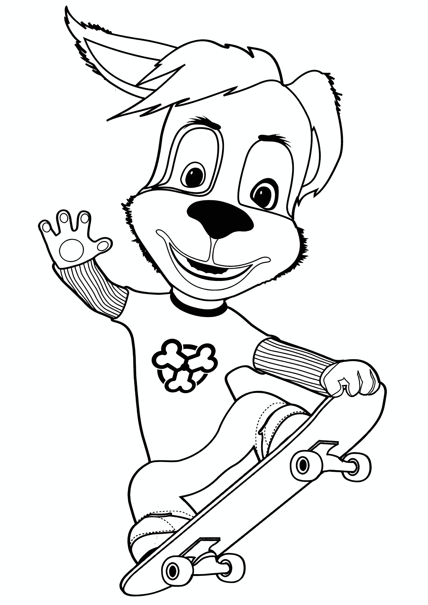 Barkers: a Friend on a Skateboard