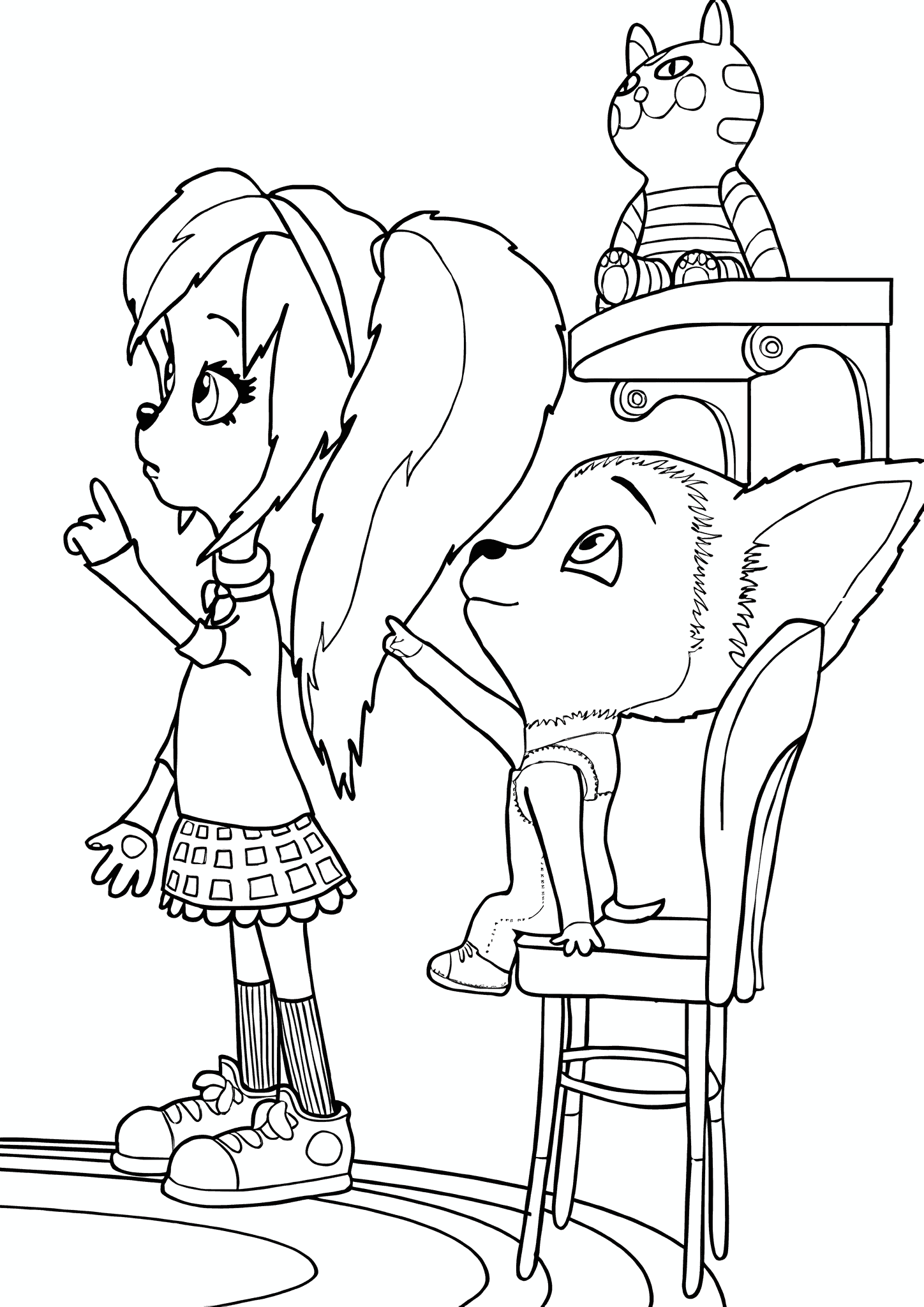 Barkers: Baby is Showing Something to Rosa