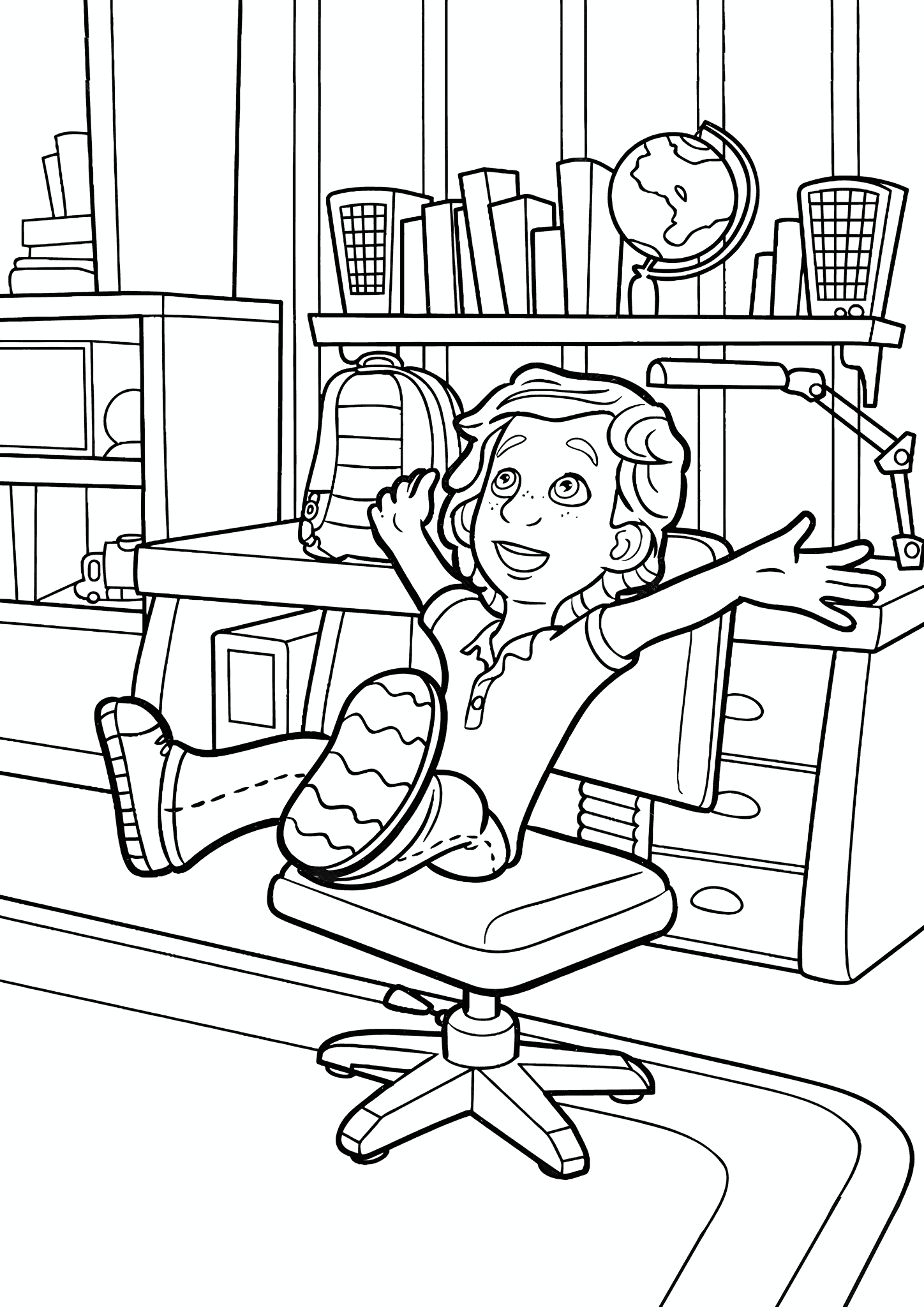 Fixies: Dimdimych Rolls Around on a Chair