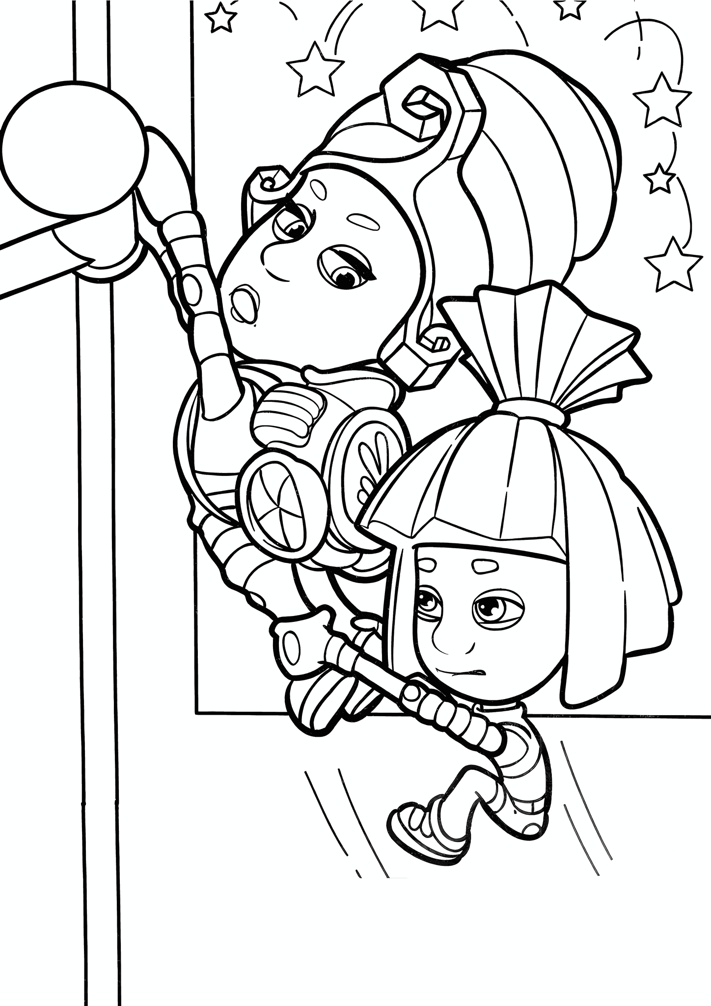 Fixies: Masya and Simka Pull the Lever