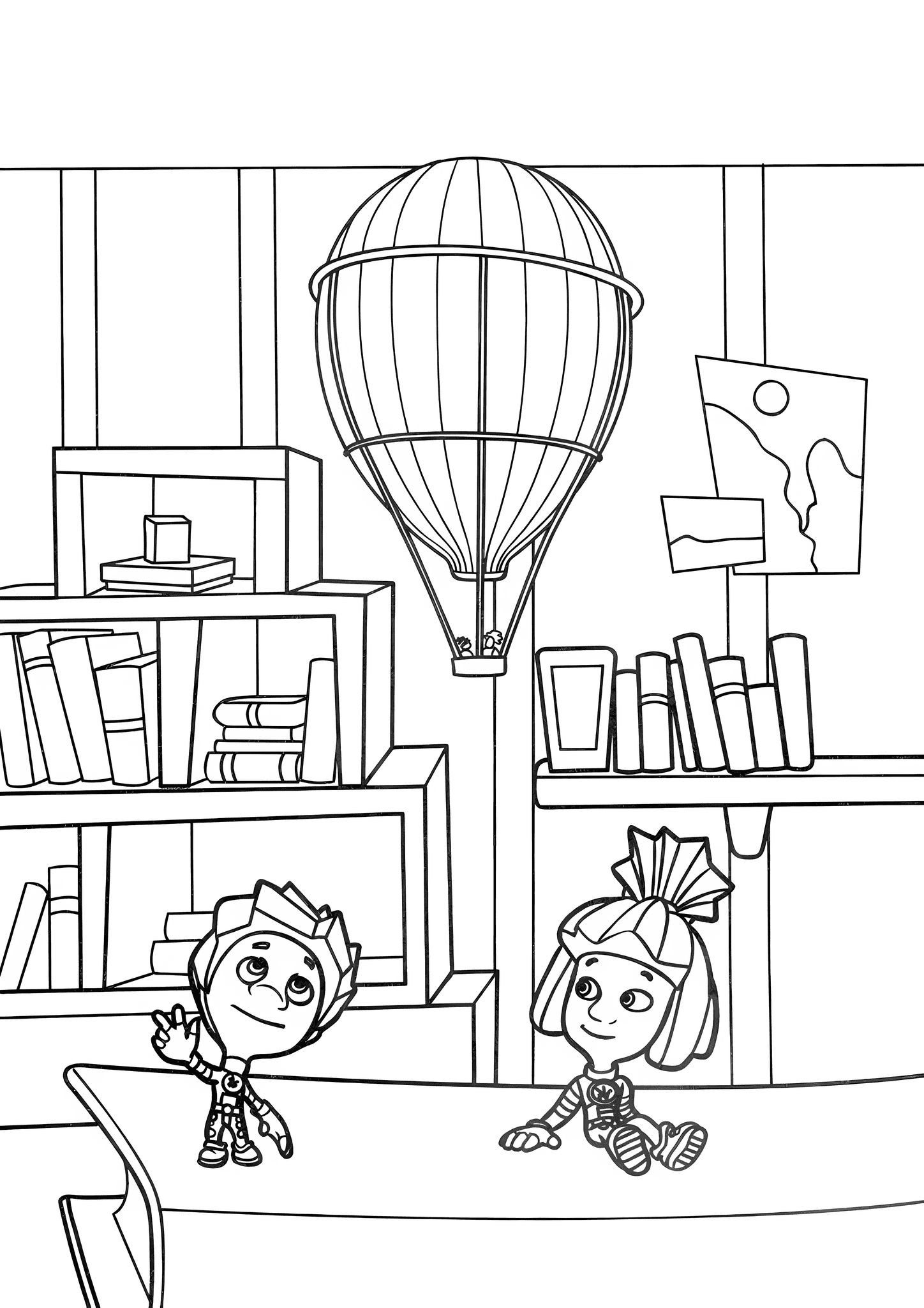 Fixies: Nolik and Simka Chatting