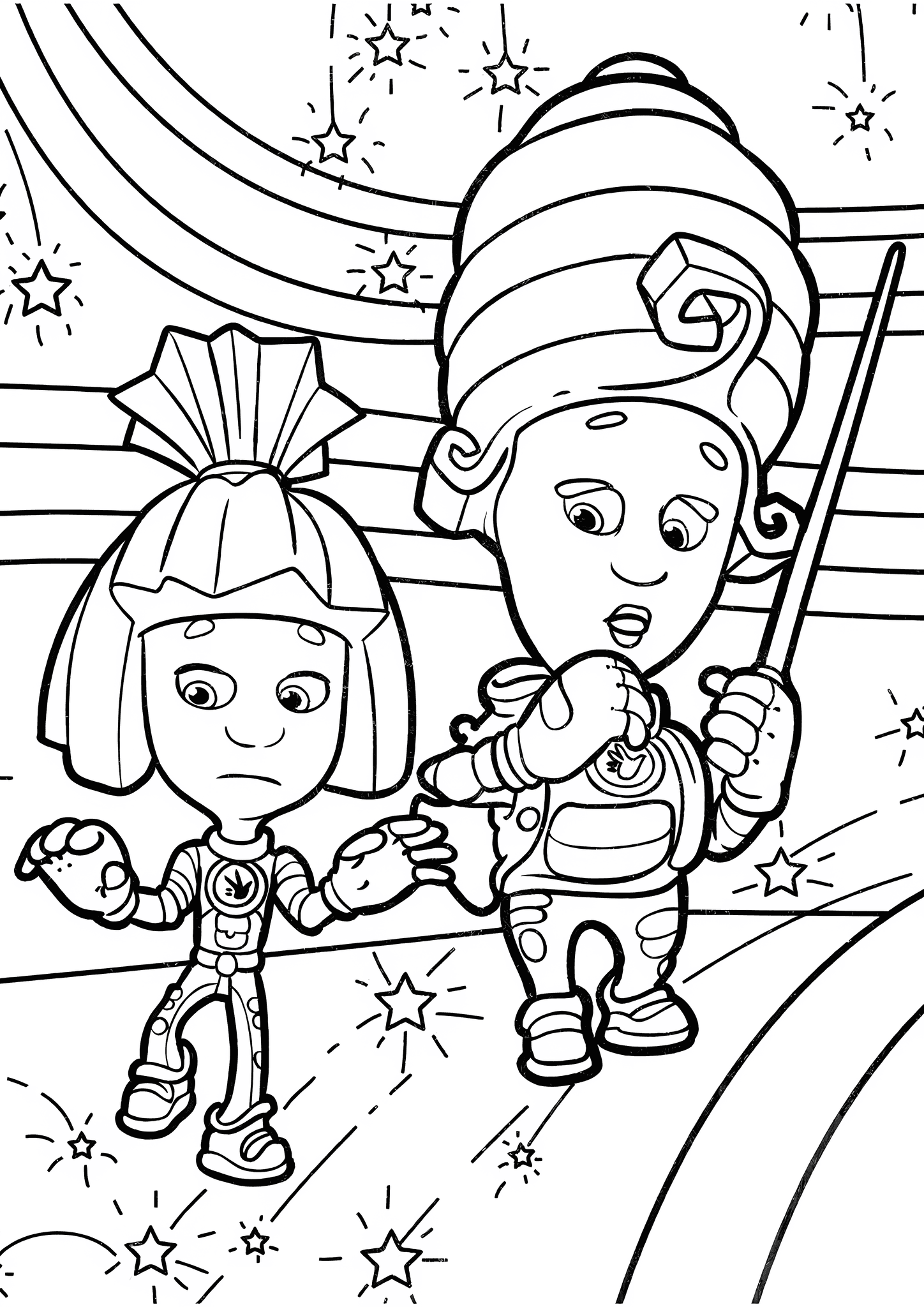 Fixies: Simka and Masya Made a Short Circuit