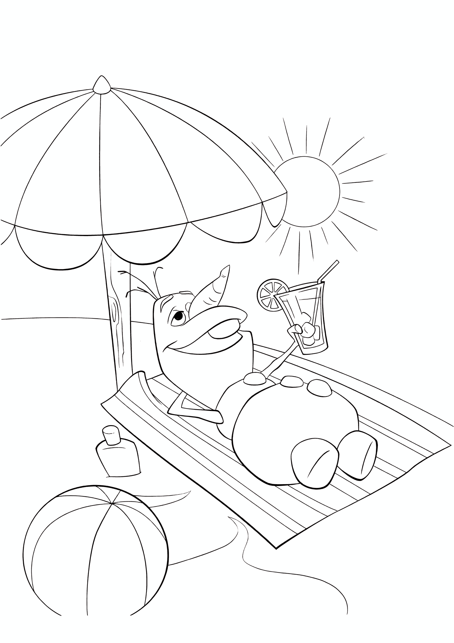 Frozen: Olaf on the Beach