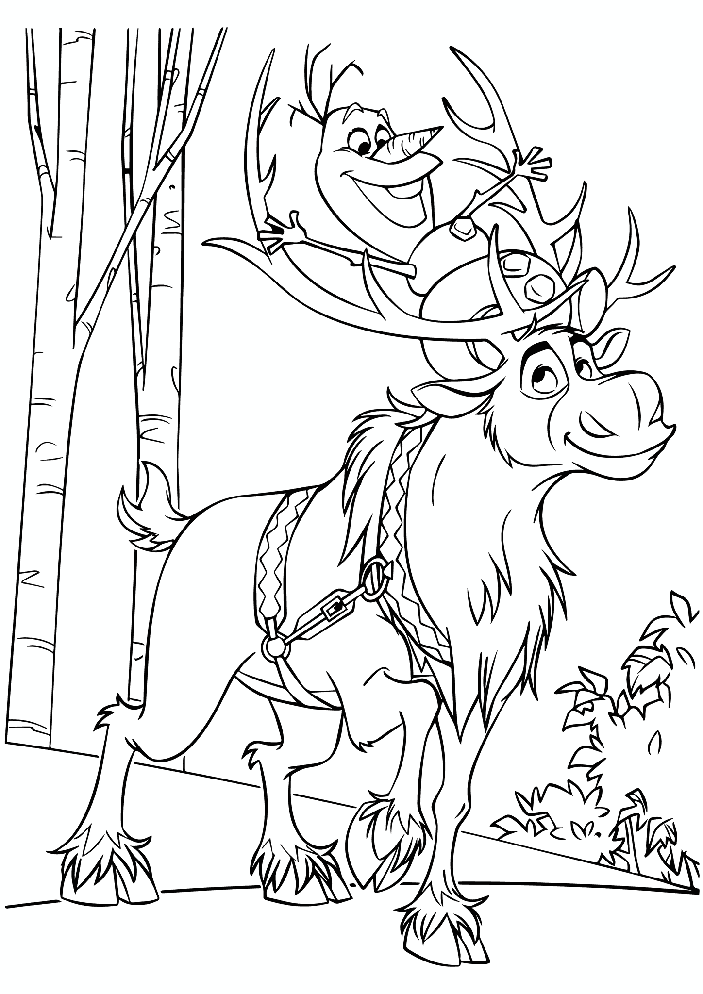 Frozen: Sven is Riding Olaf