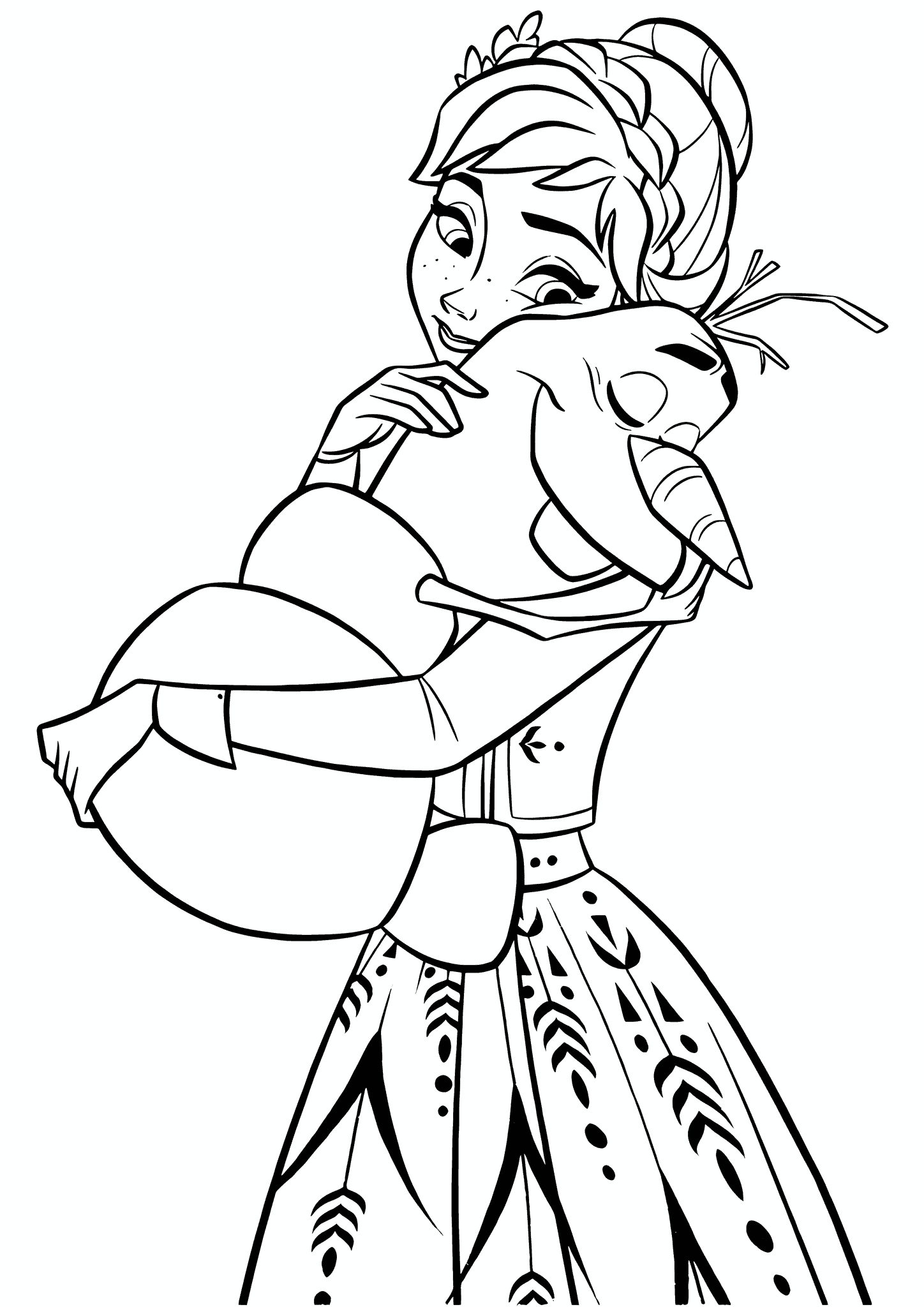 Frozen: Anna and Olaf’s Embrace