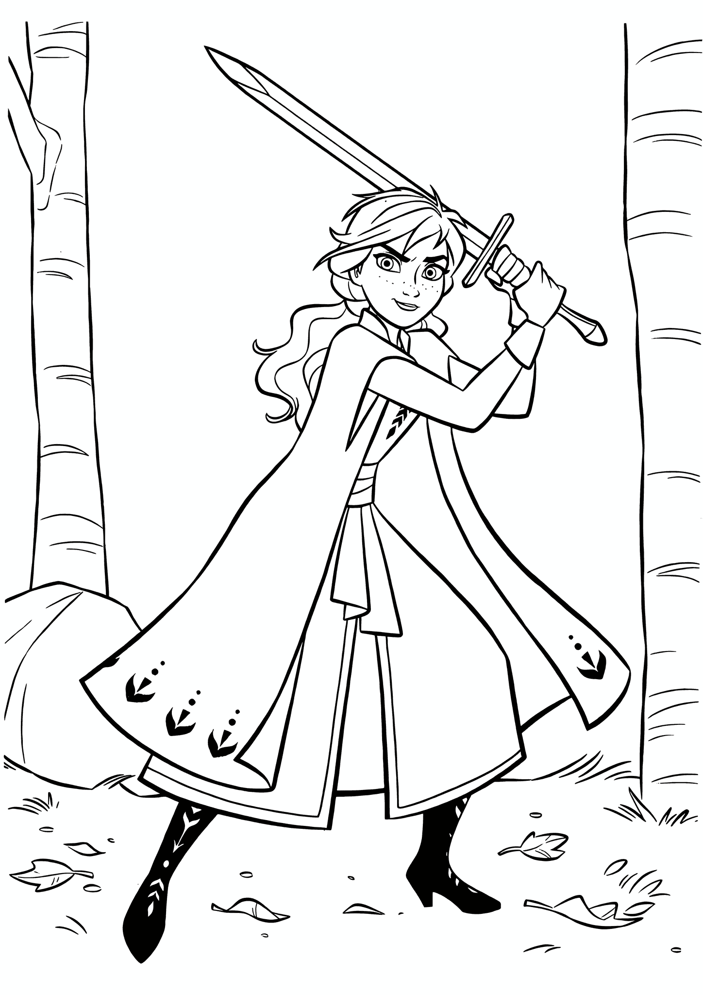 Frozen: Anna with a Sword