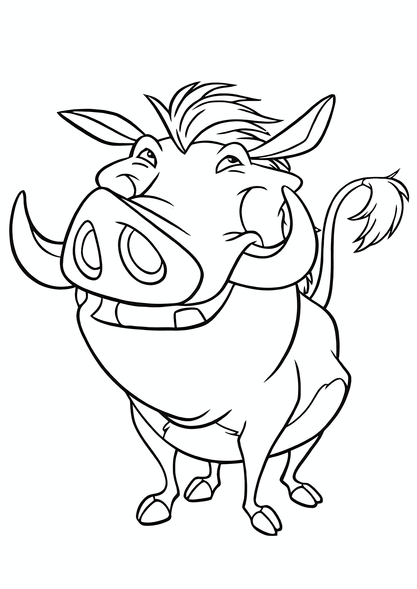 Lion King: Smiling Pumbaa