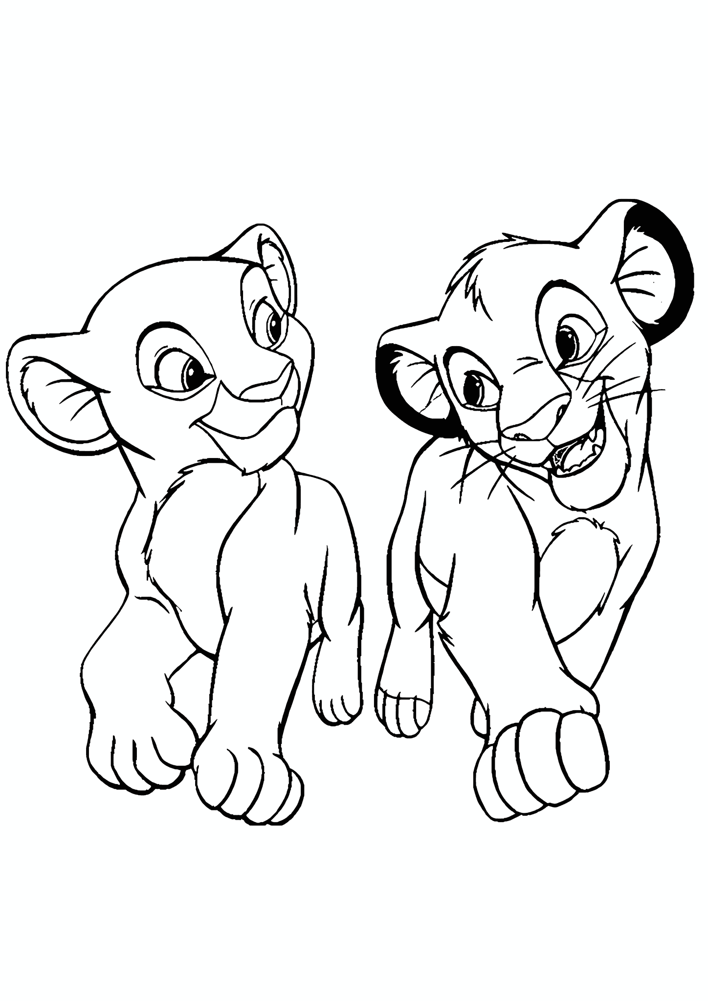 Lion King: Nala and Simba As Children